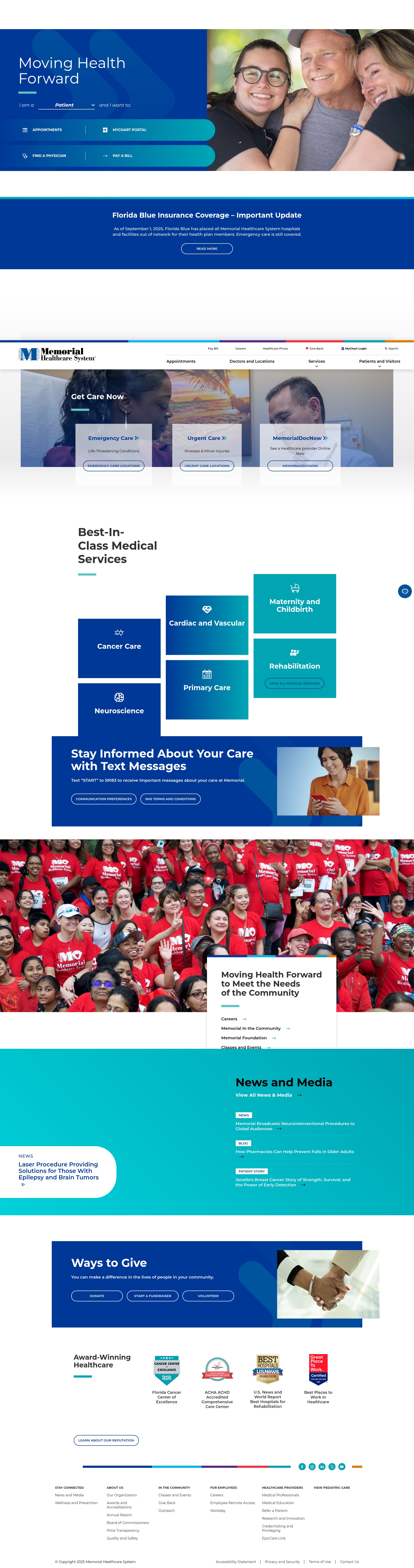 Screenshot of mhs.net