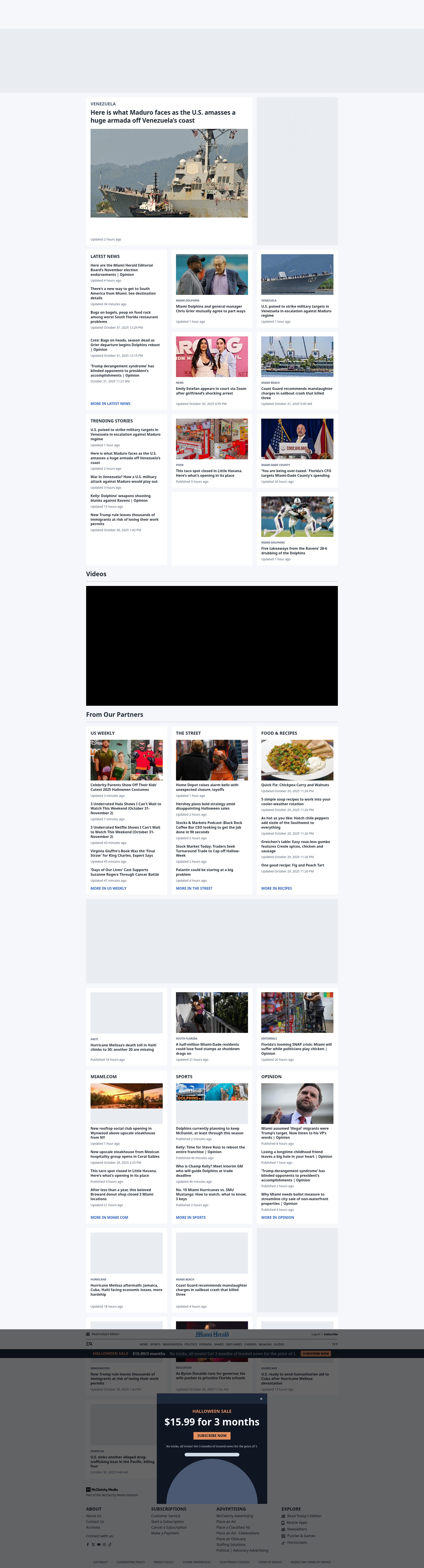 Screenshot of miamiherald.com