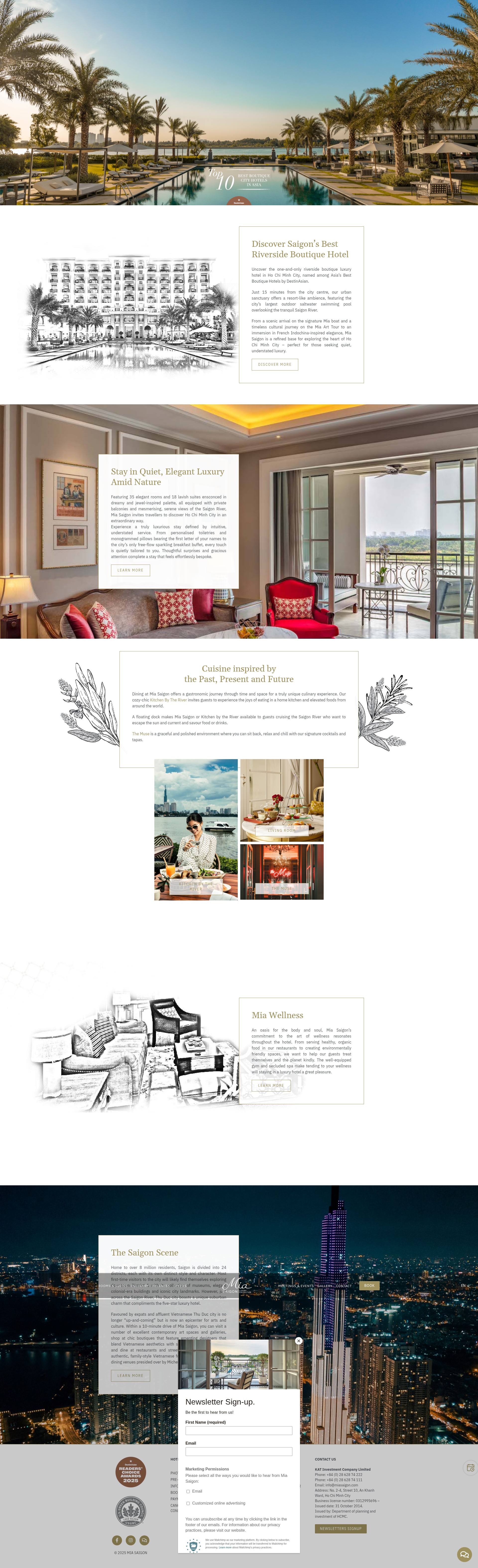 Screenshot of miasaigon.com