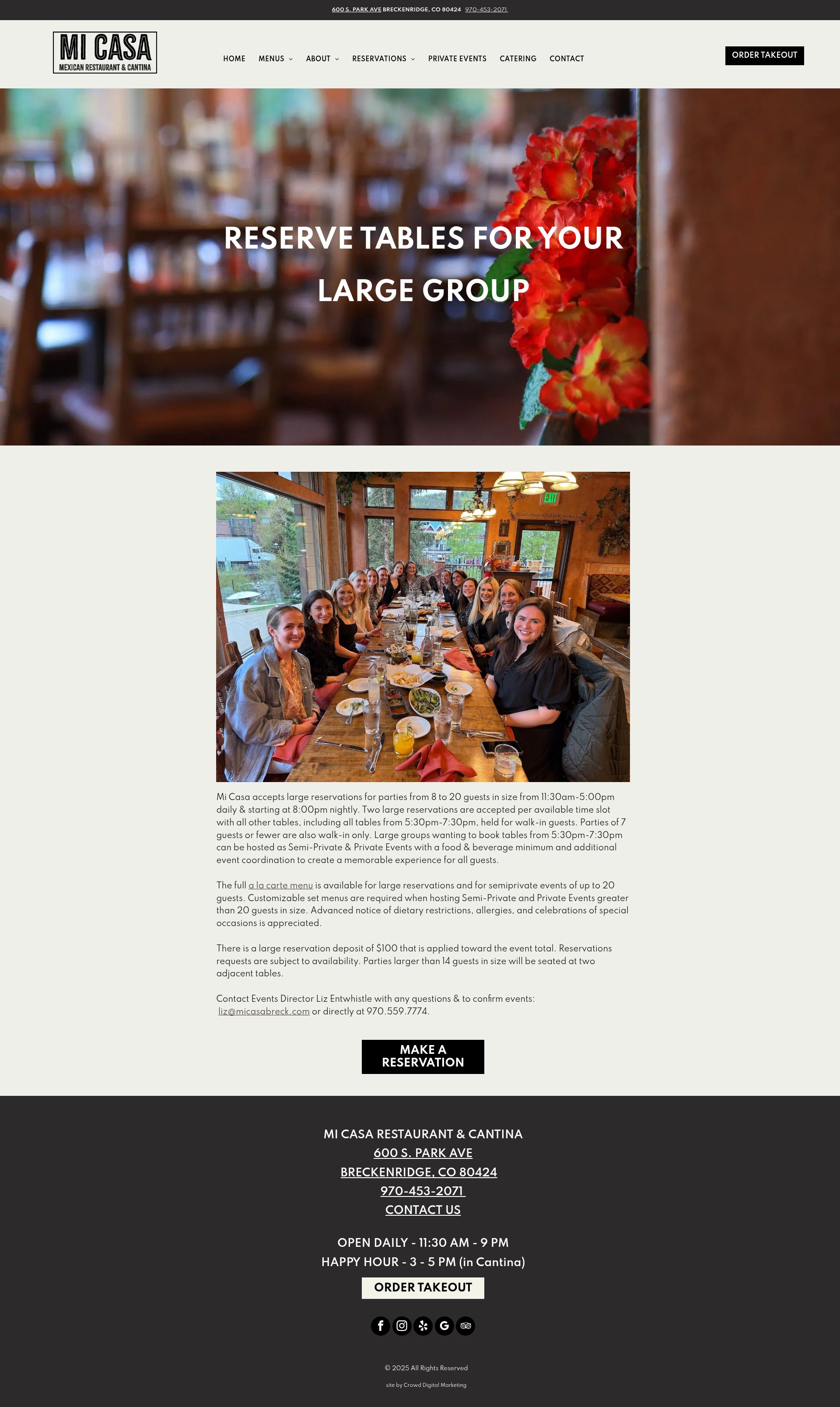 Screenshot of micasabreck.com