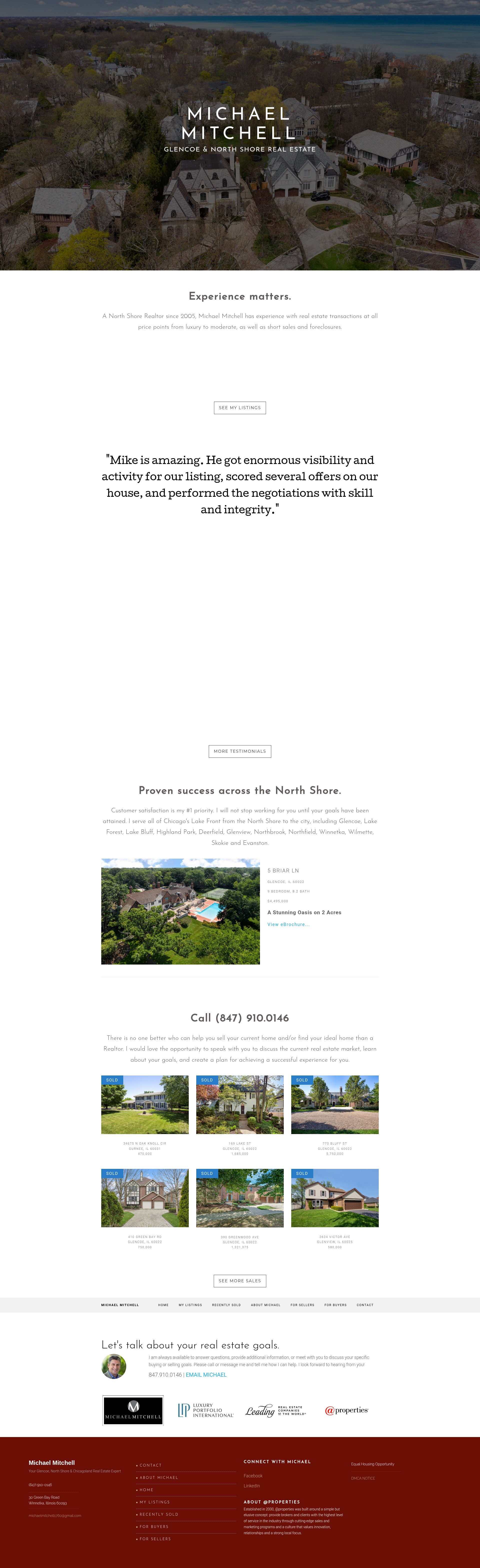Screenshot of michaelmitchellrealestate.com