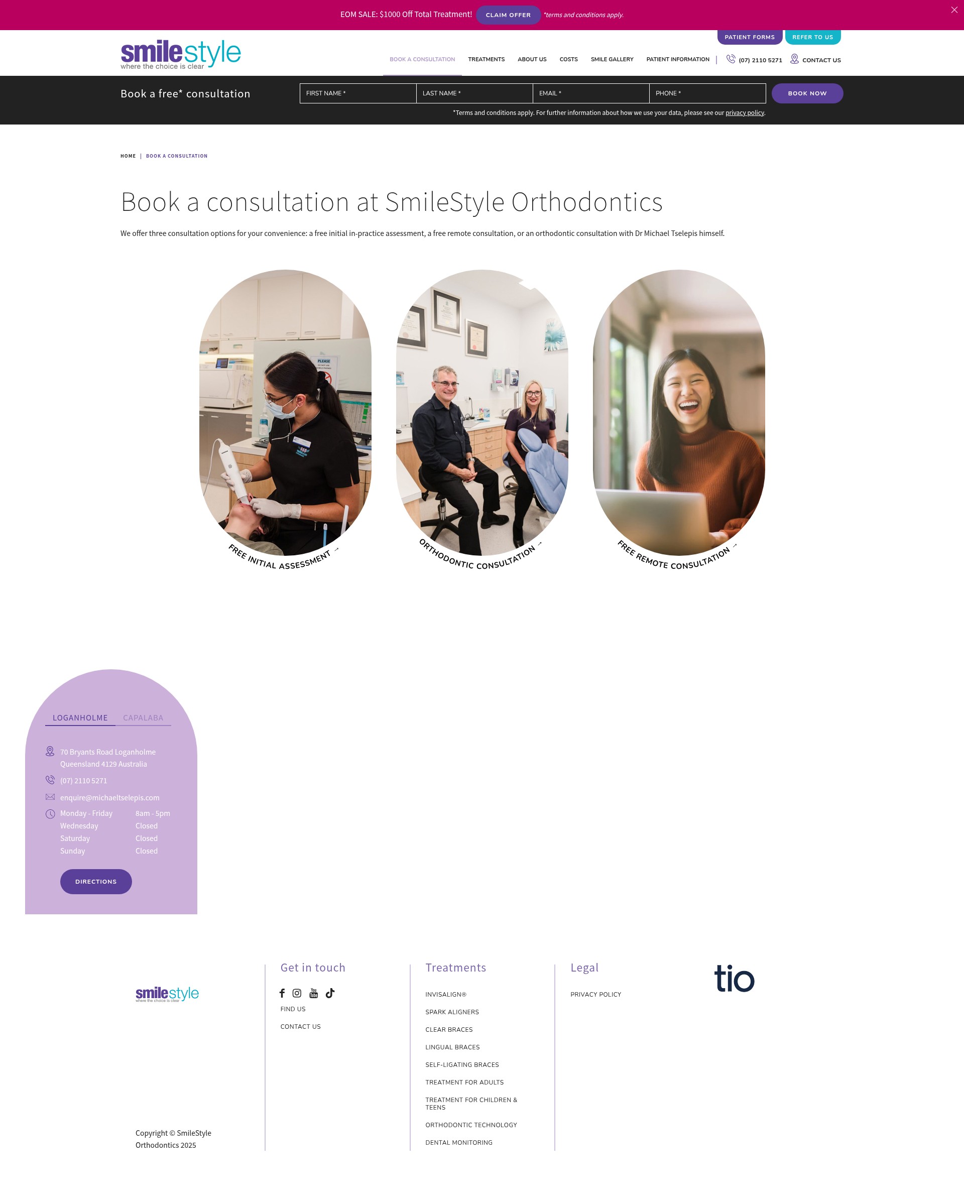 Screenshot of michaeltselepis.com