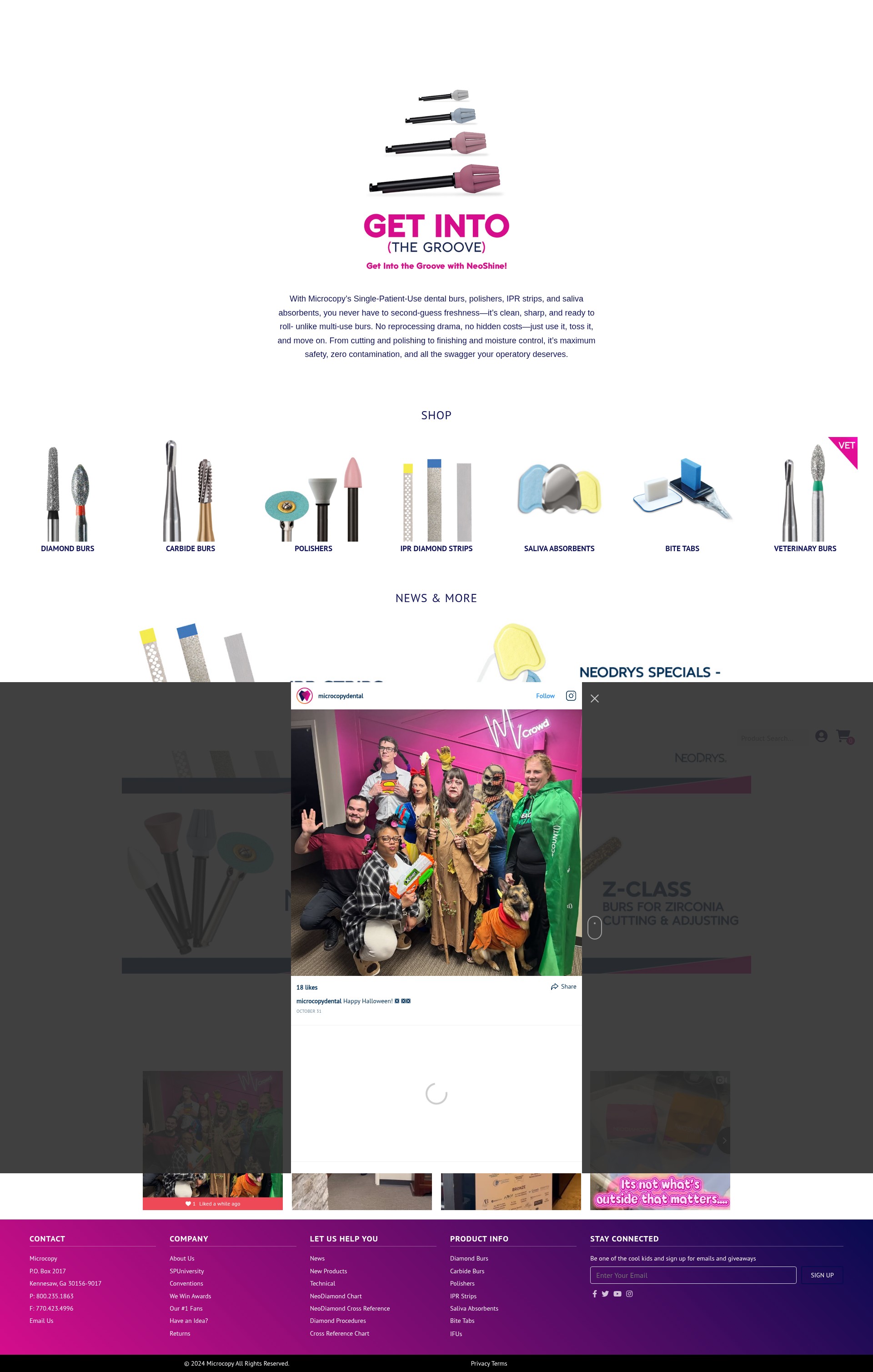 Screenshot of microcopydental.com