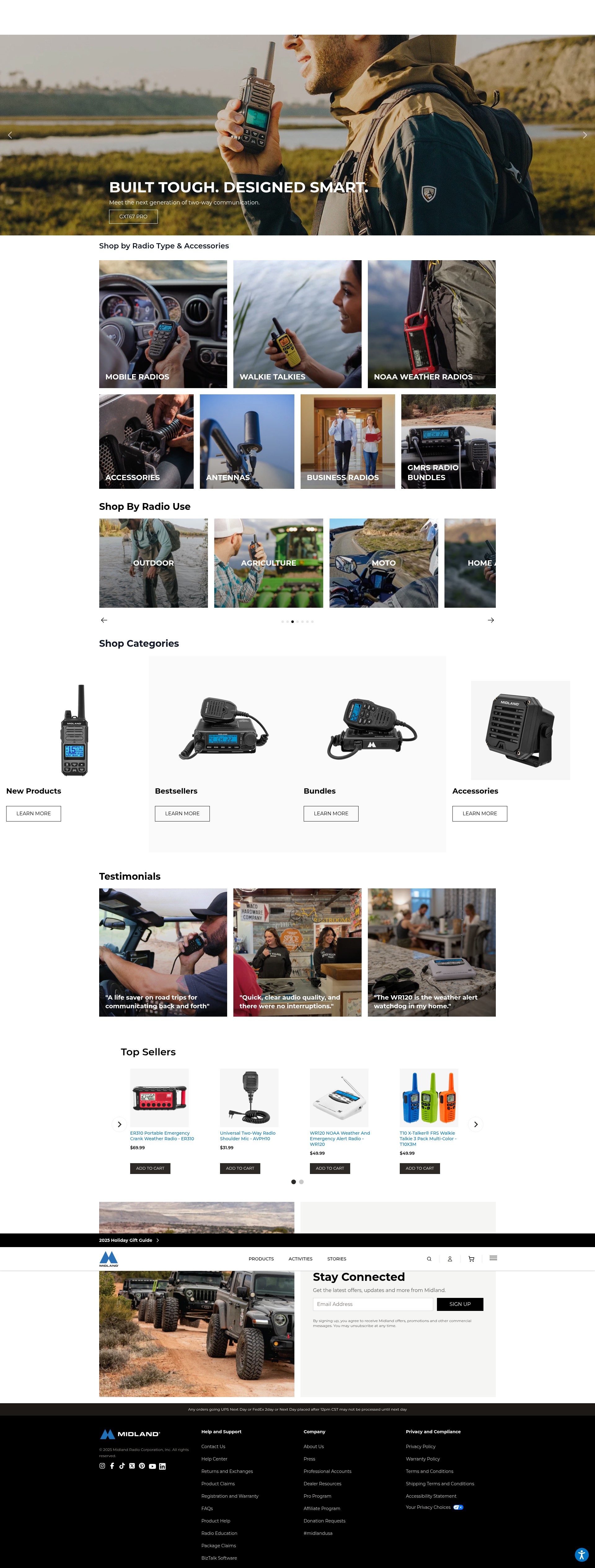 Screenshot of midlandusa.com