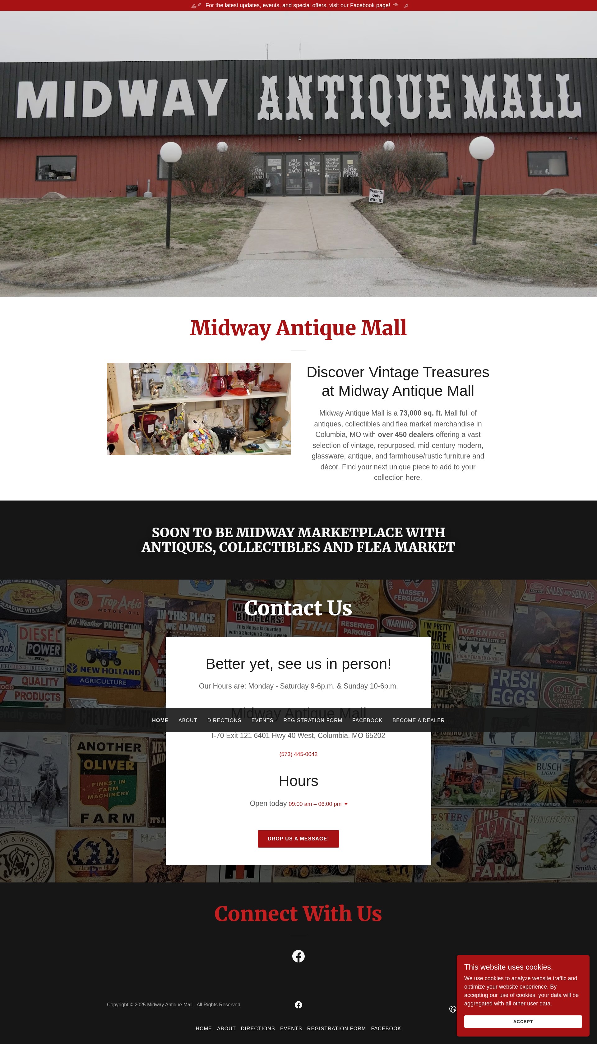 Screenshot of midway-marketplace.com