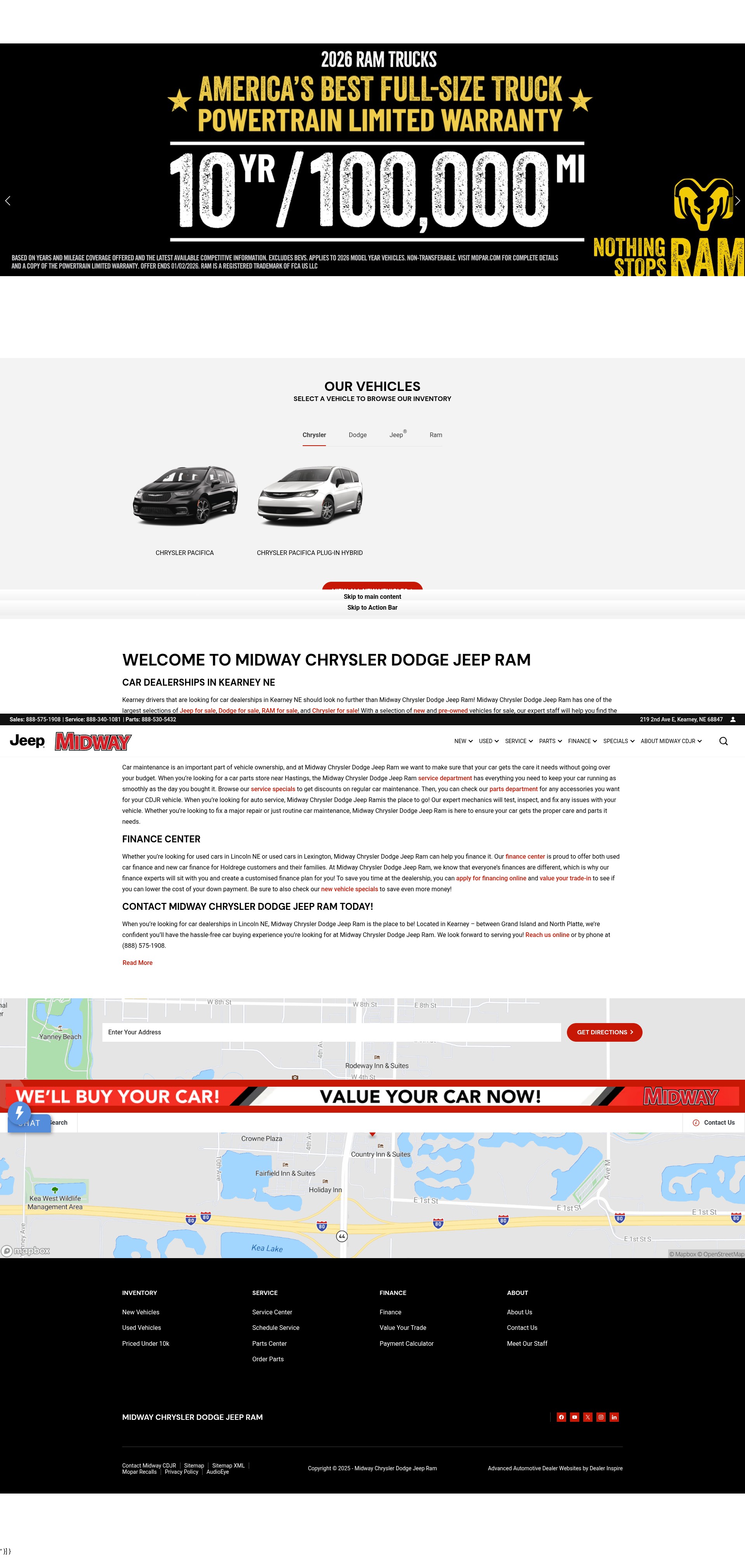 Screenshot of midwaycdjr.com