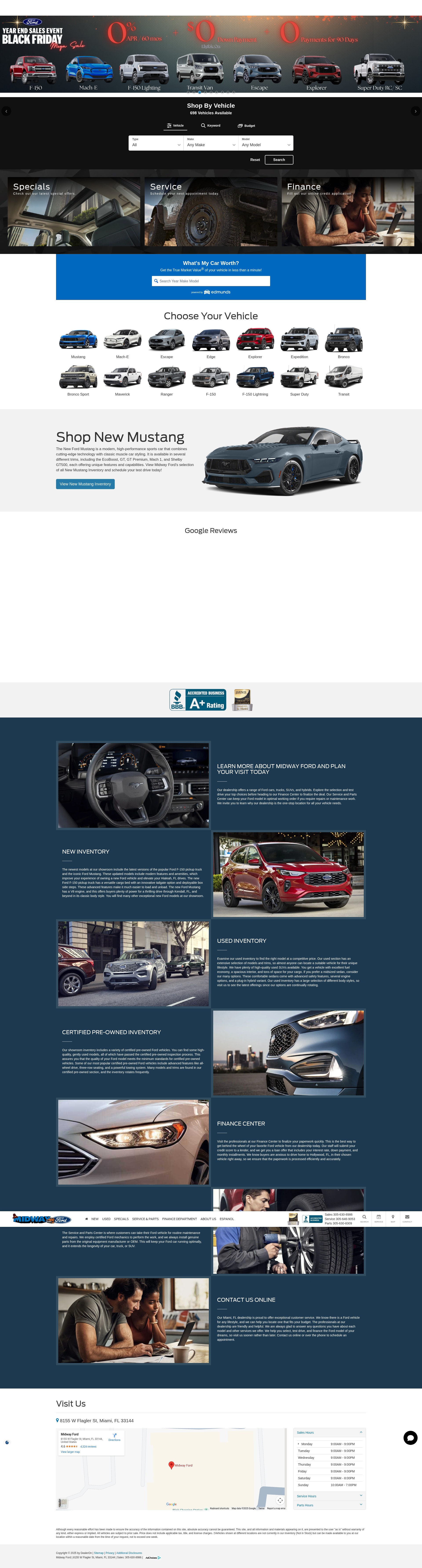Screenshot of midwaymiami.com