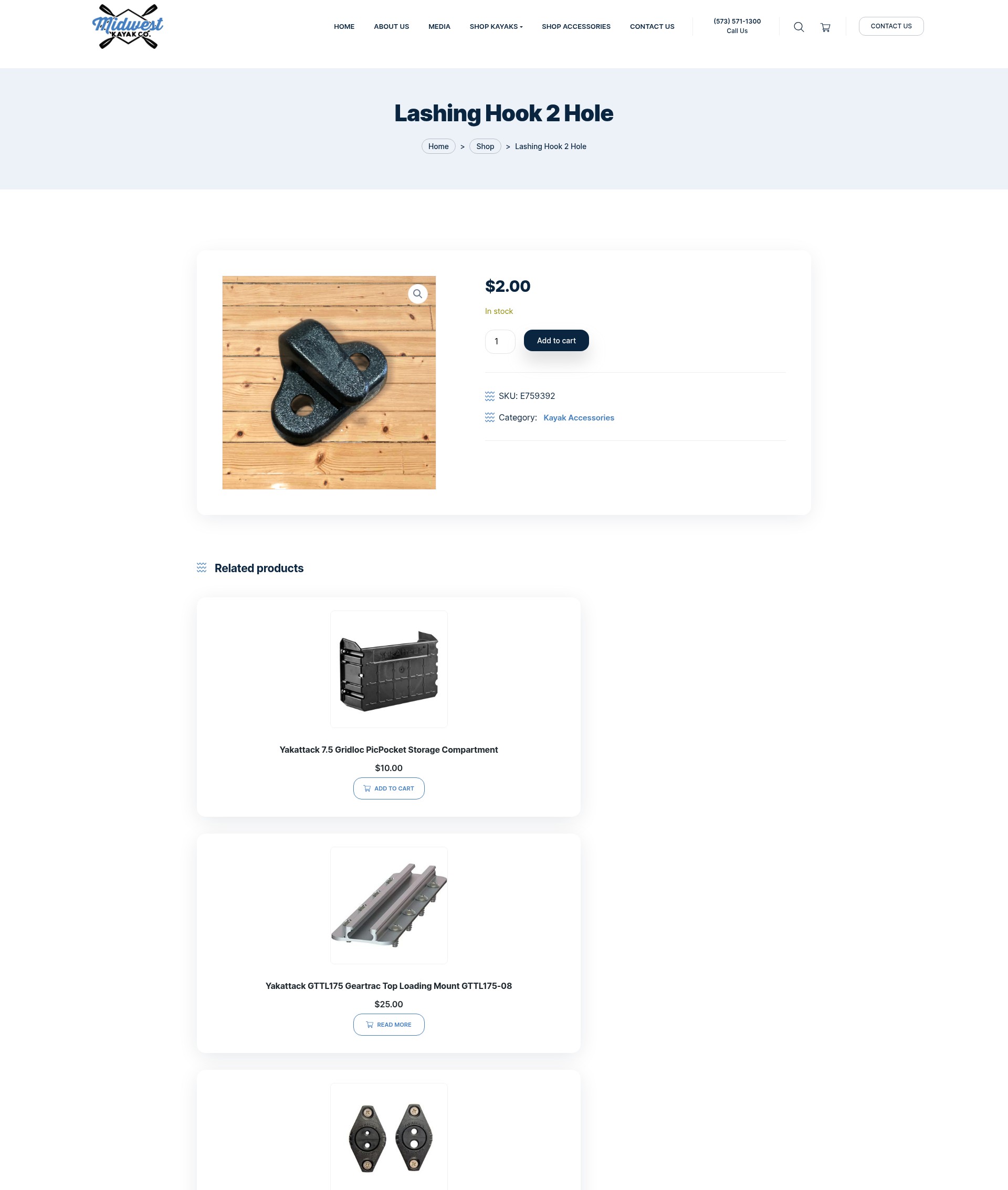 Screenshot of midwestkayakco.com
