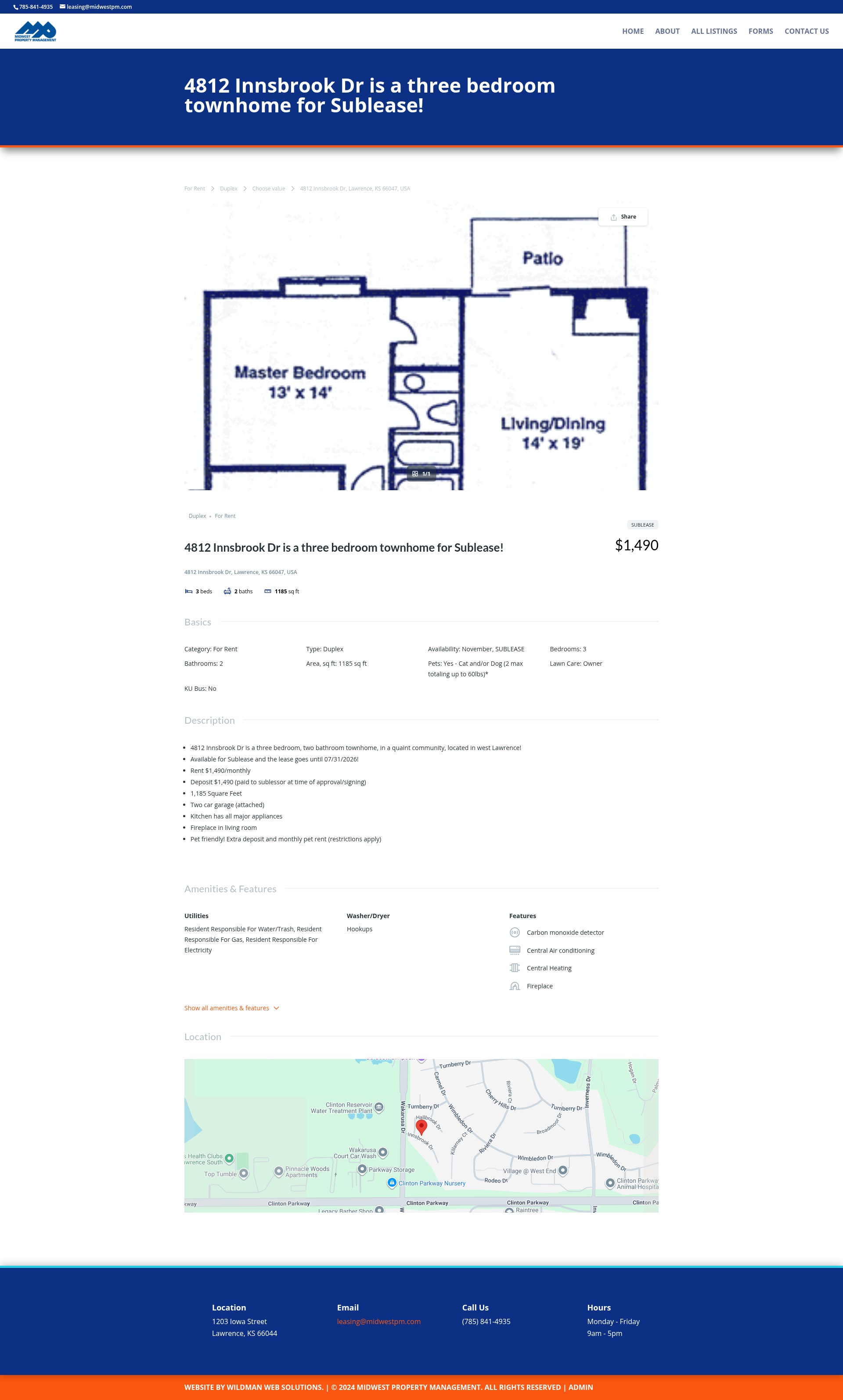 Screenshot of midwestpm.com