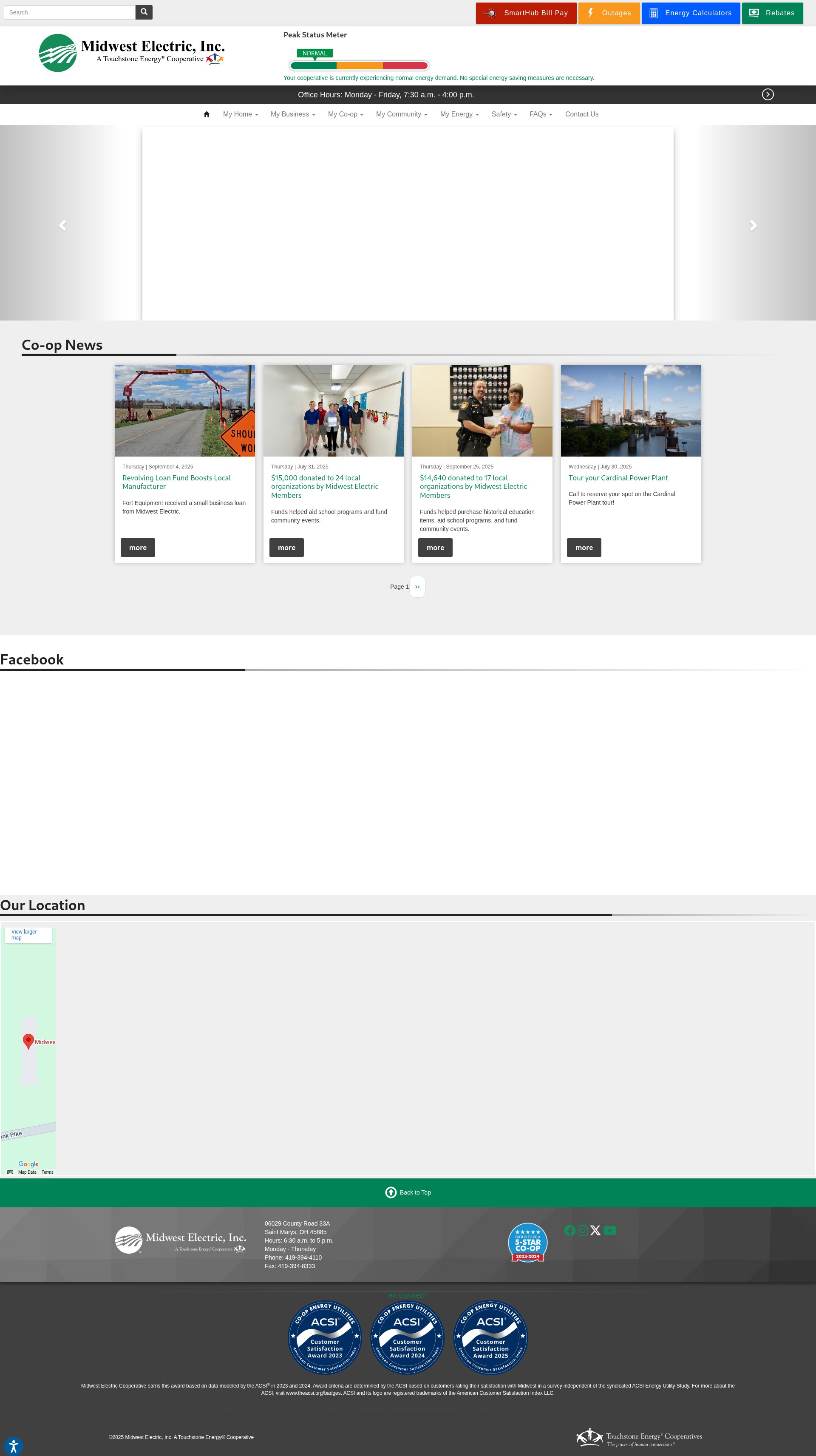 Screenshot of midwestrec.com