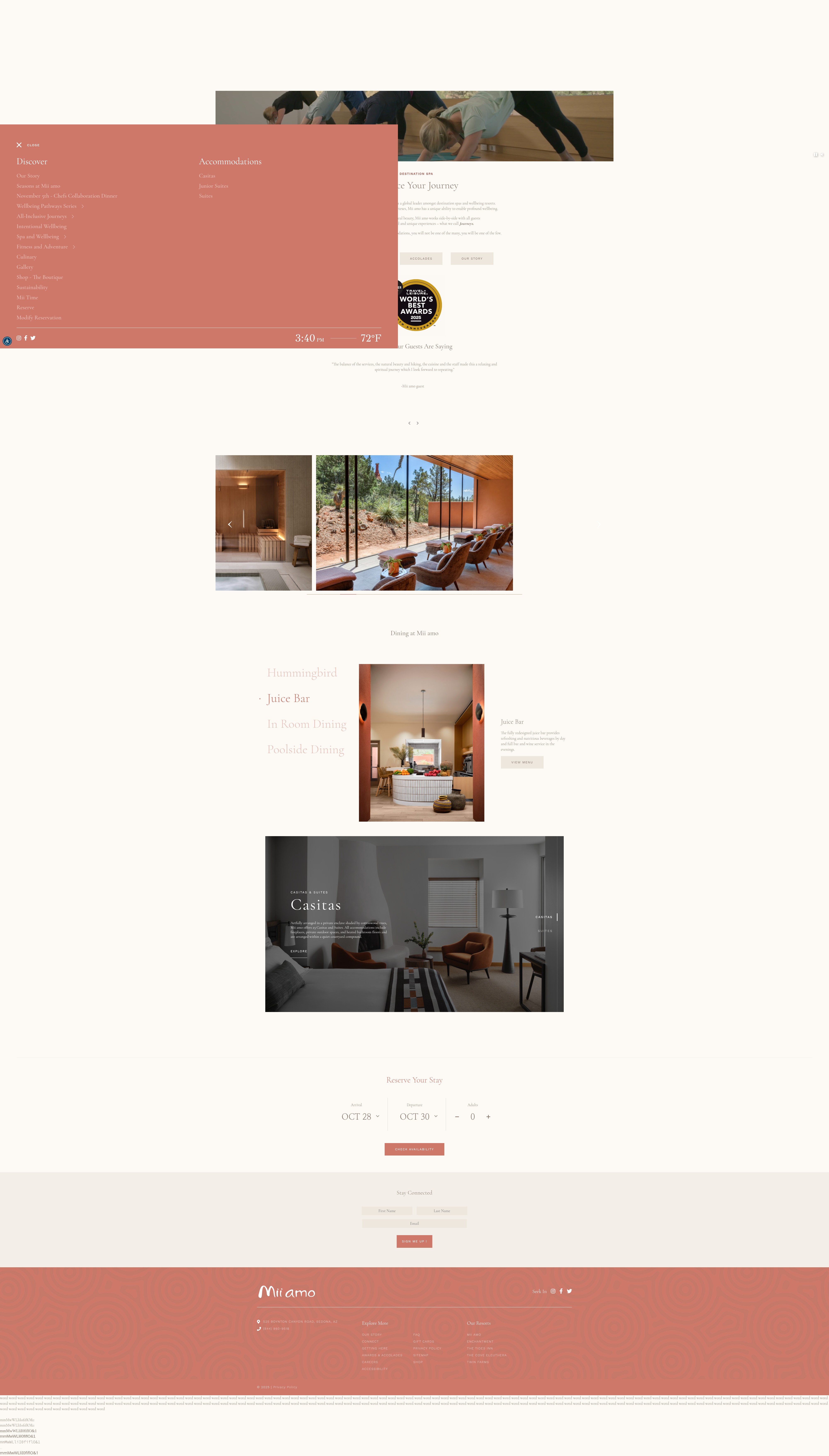 Screenshot of miiamo.com