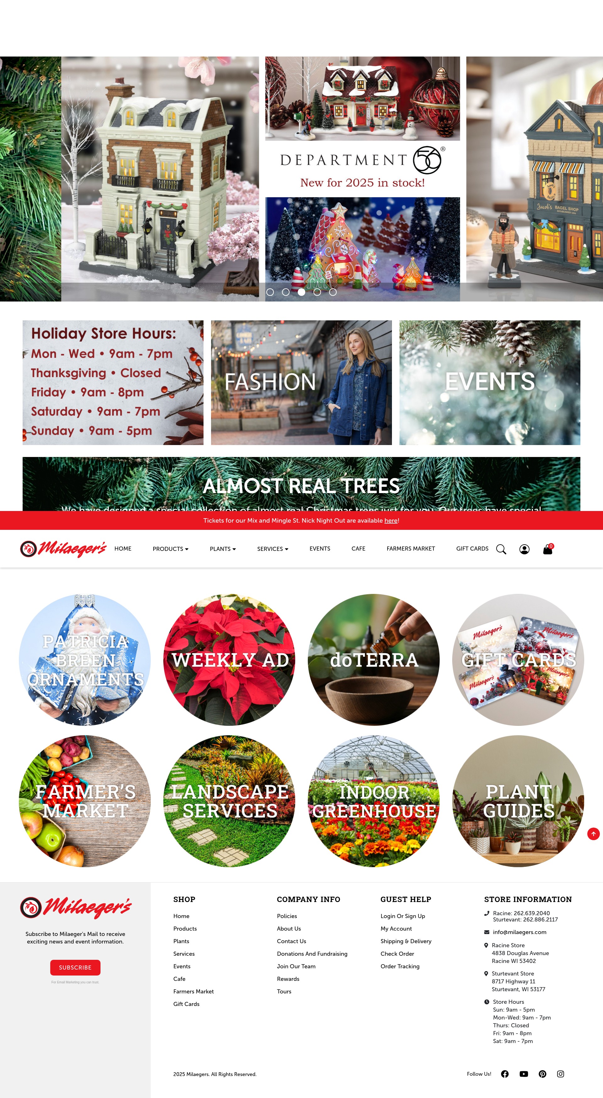 Screenshot of milaegers.com