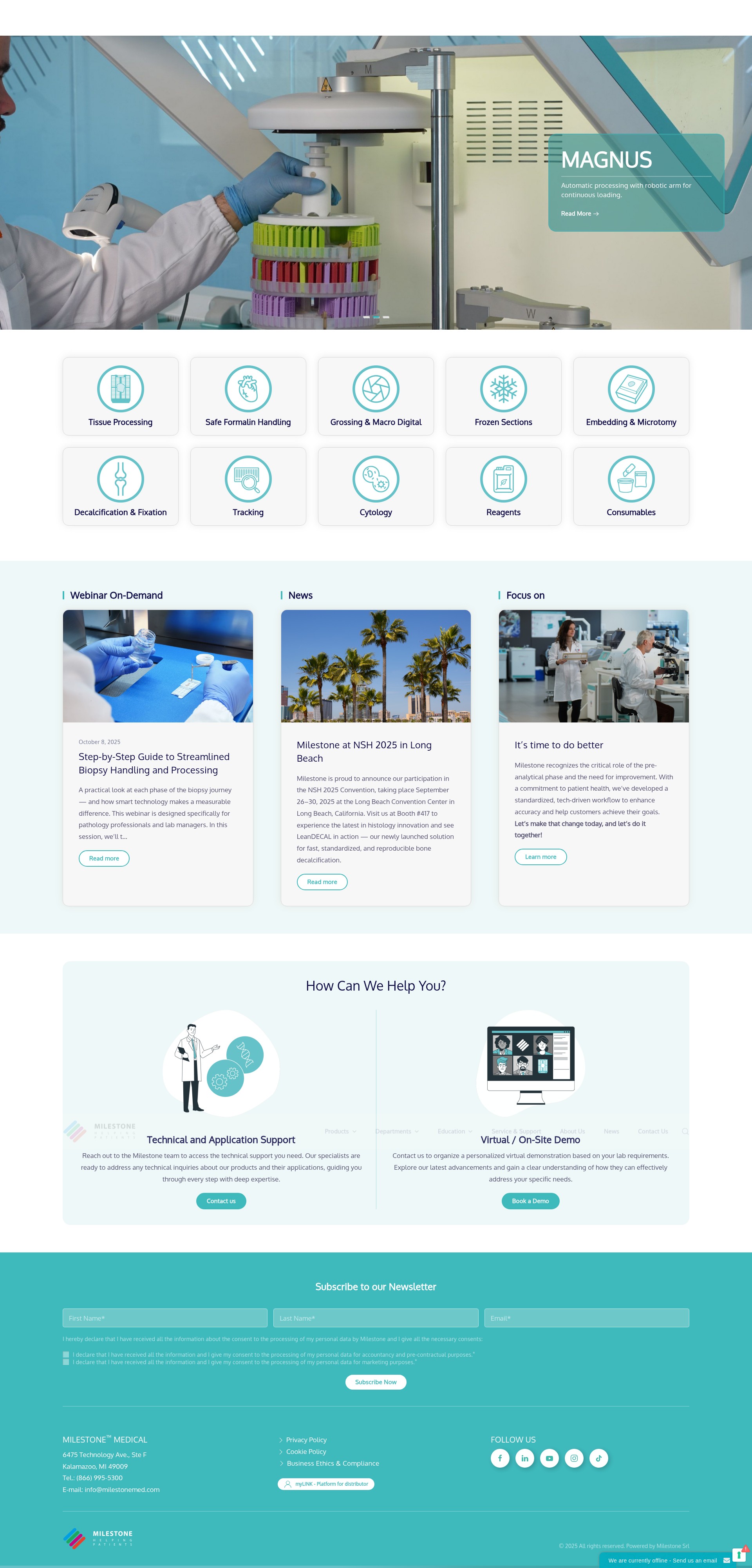 Screenshot of milestonemedsrl.com
