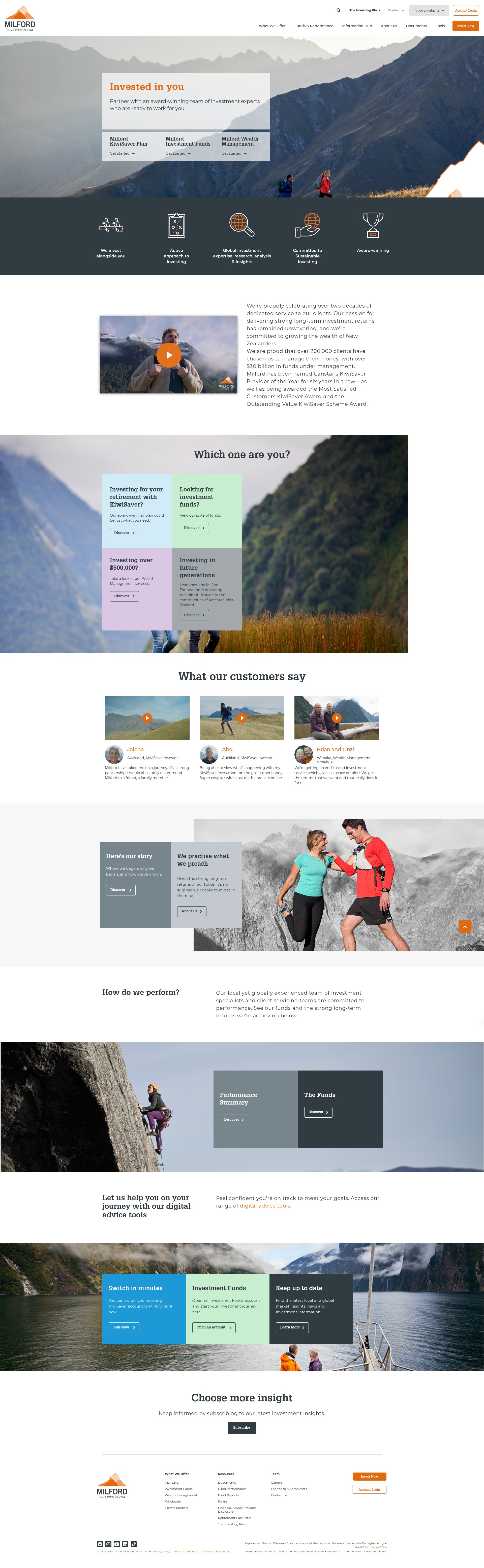 Screenshot of milfordasset.com