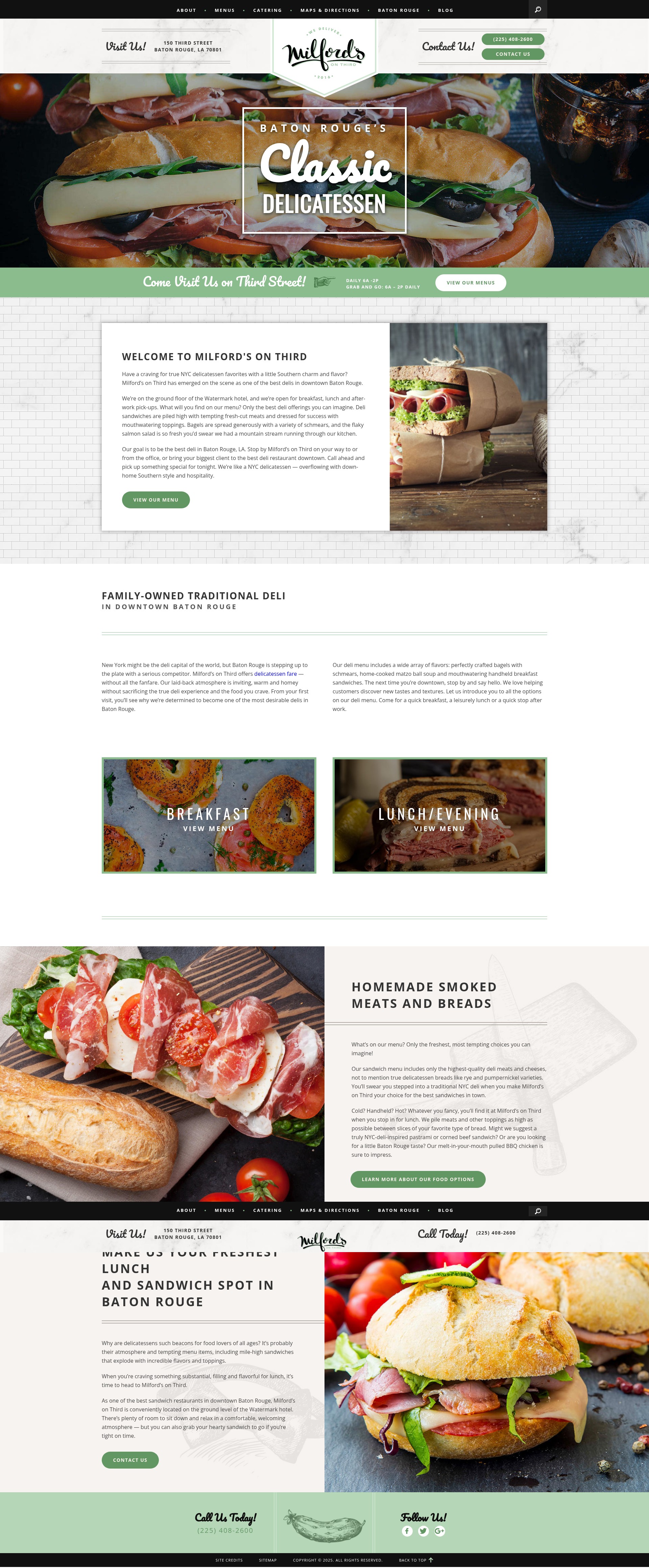 Screenshot of milfordsonthird.com