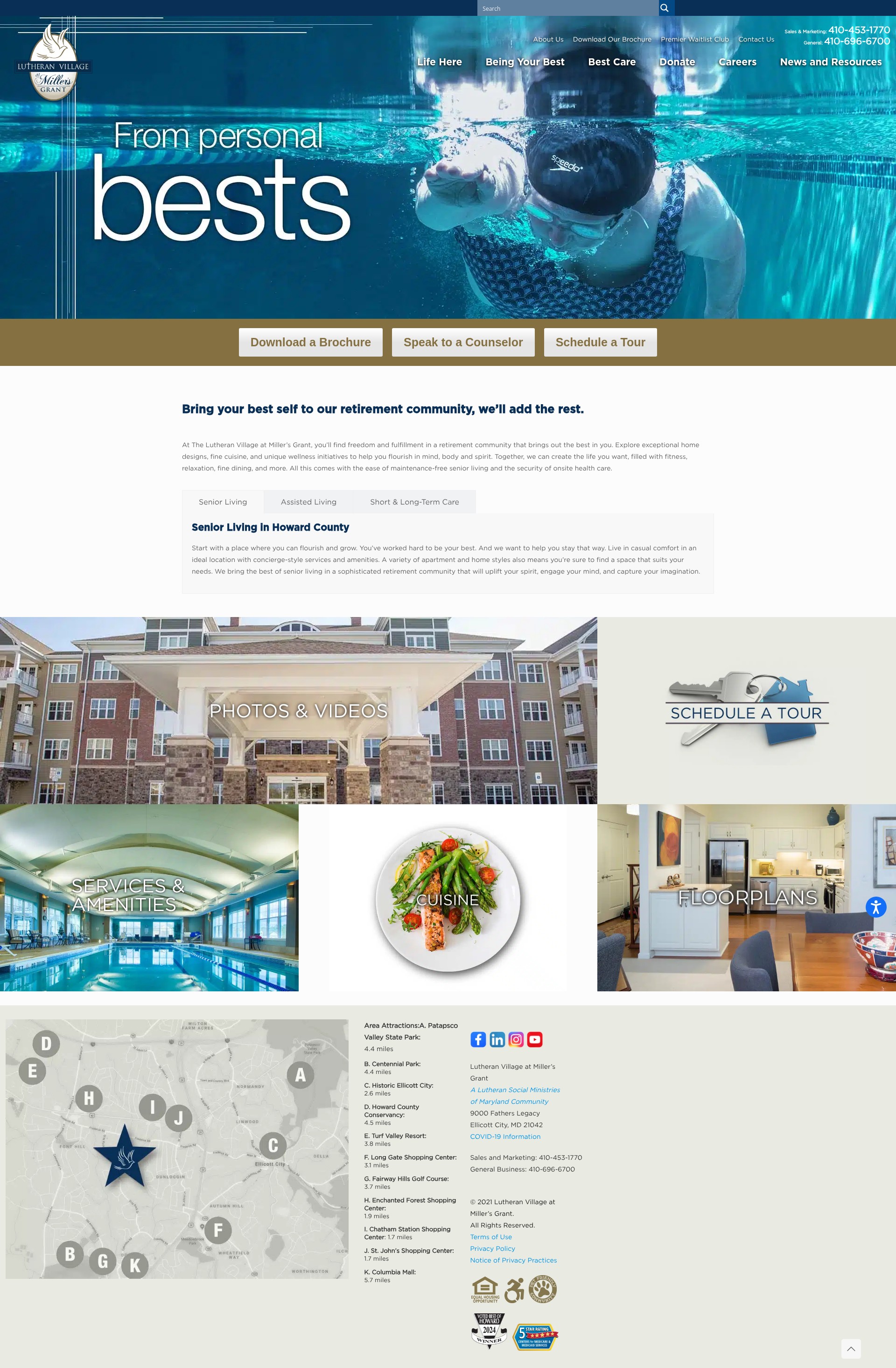 Screenshot of millersgrant.org