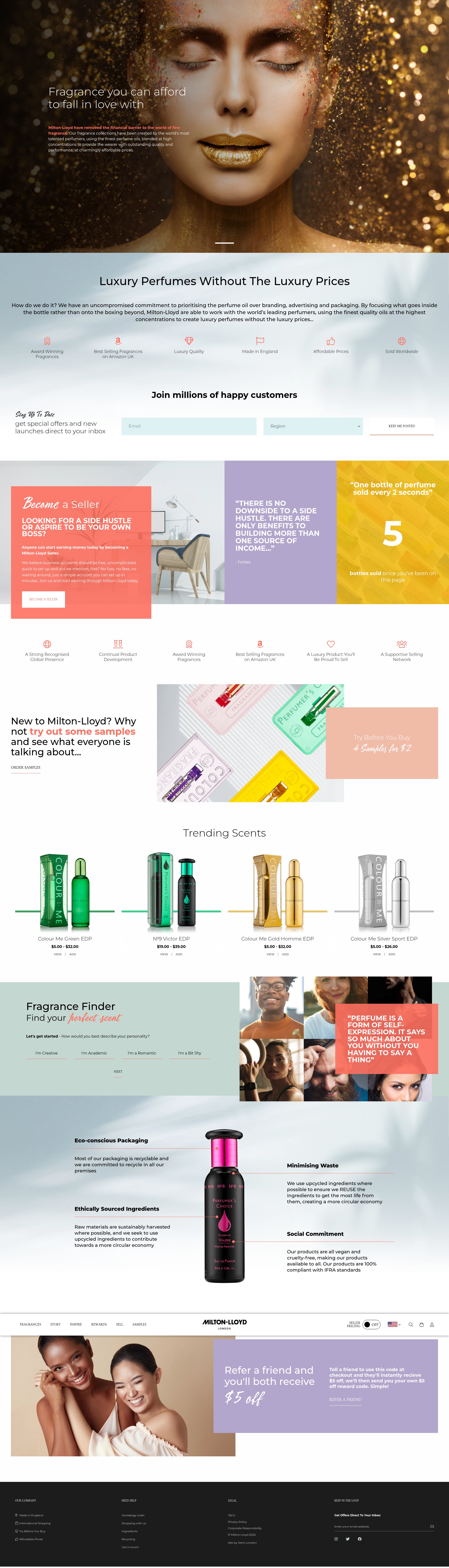 Screenshot of milton-lloyd.com