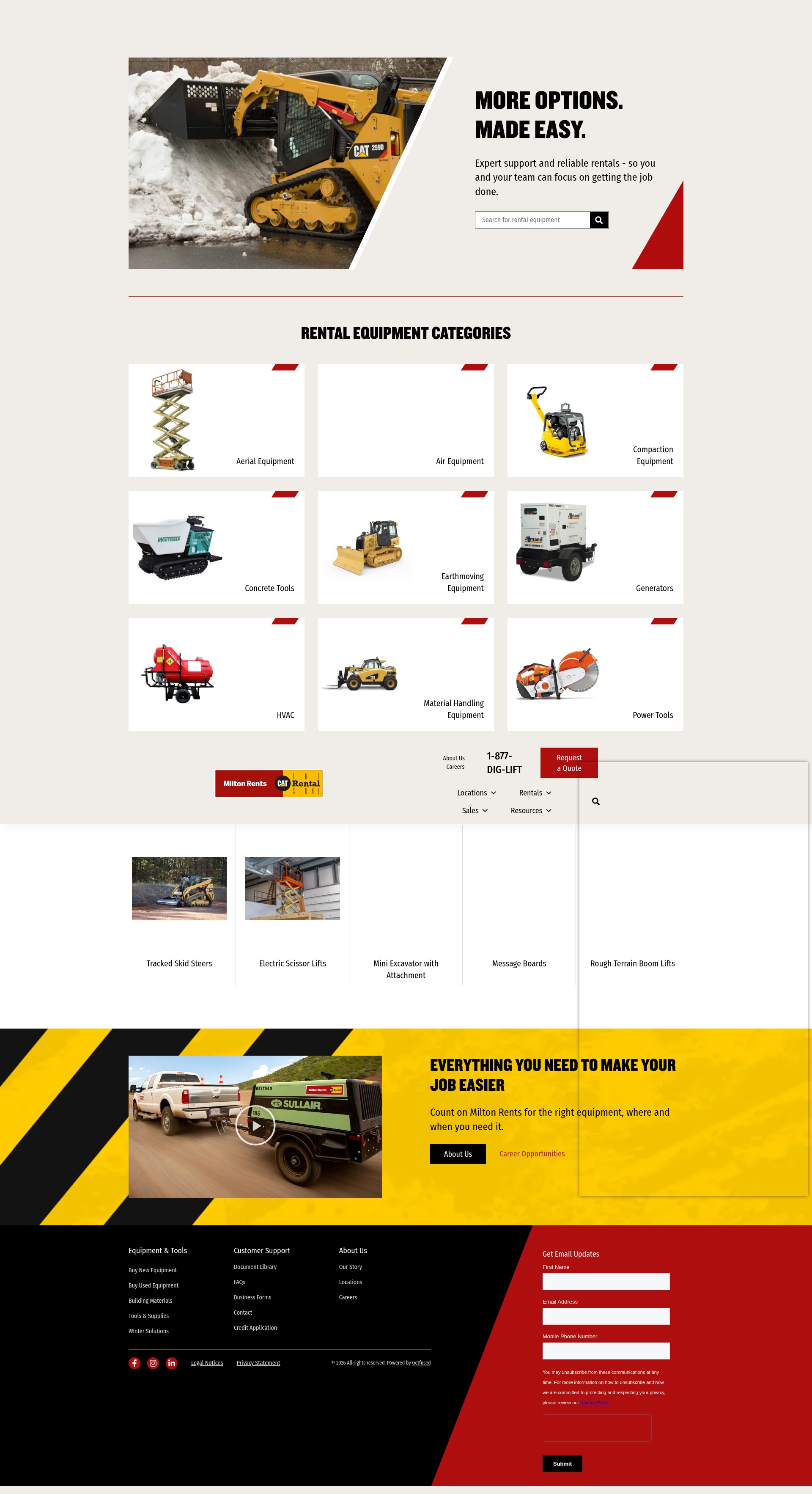 Screenshot of miltonrents.com