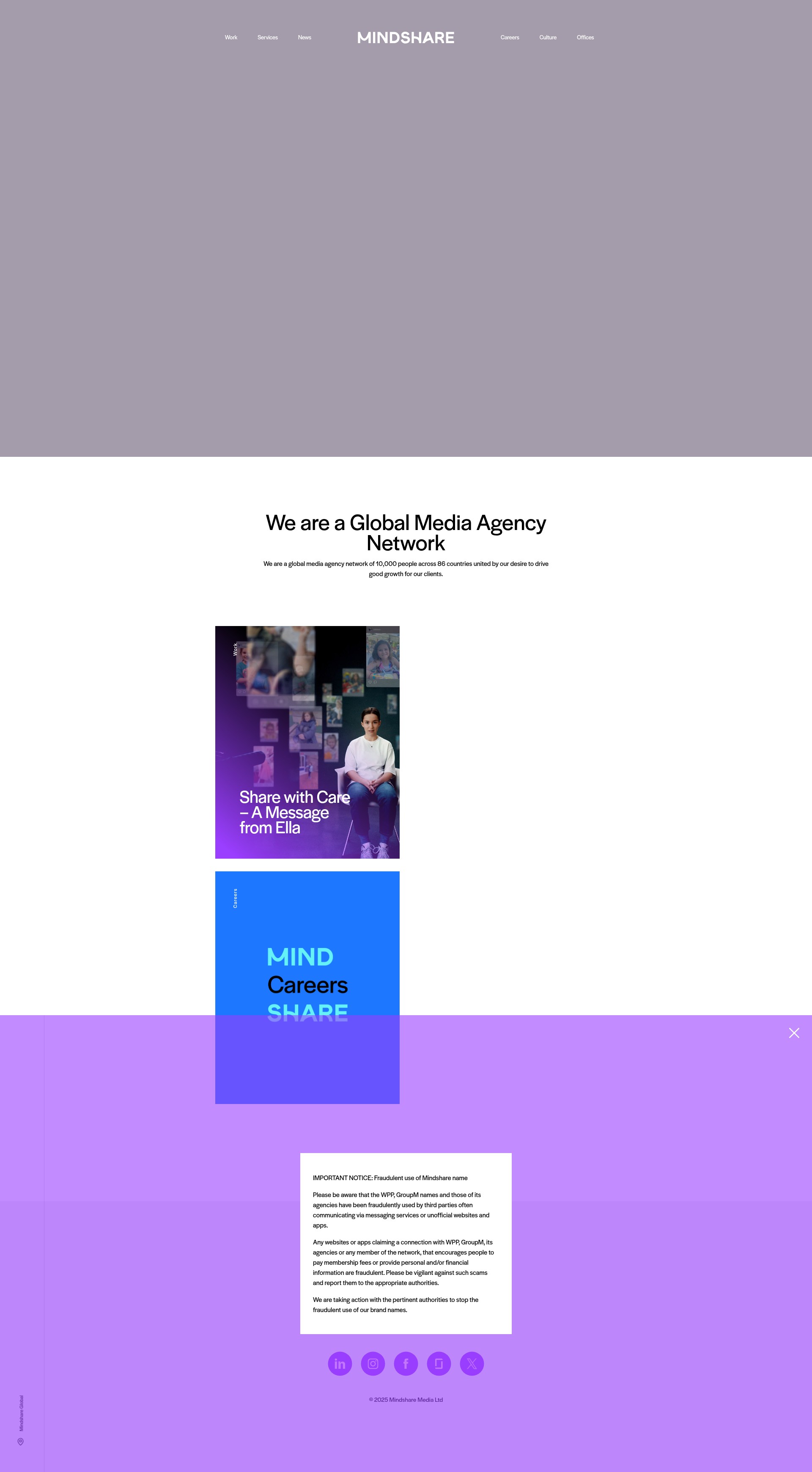 Screenshot of mindshareworld.com