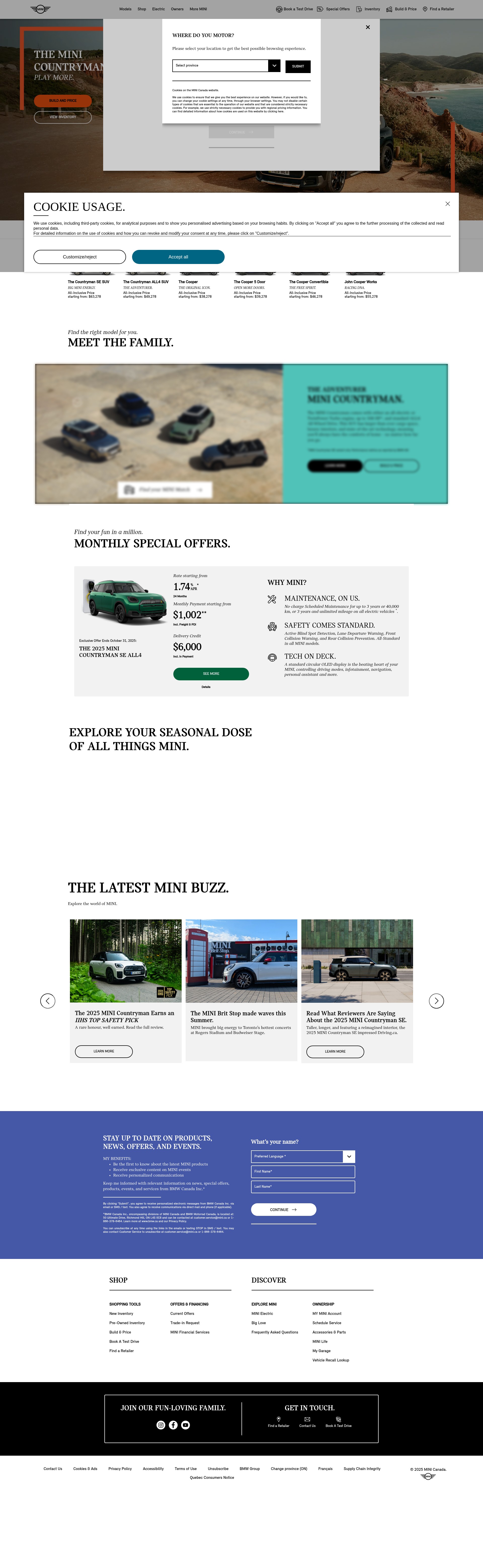 Screenshot of mini.ca