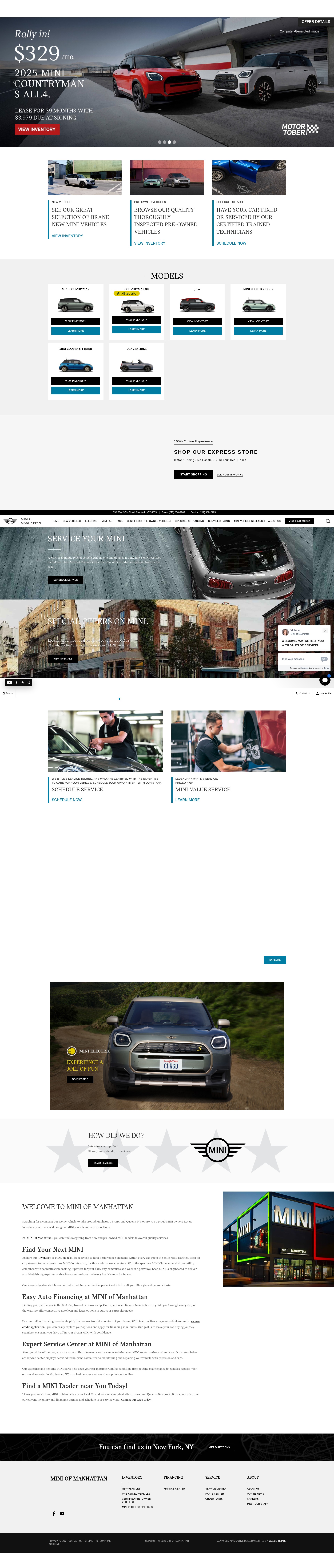 Screenshot of mininyc.com