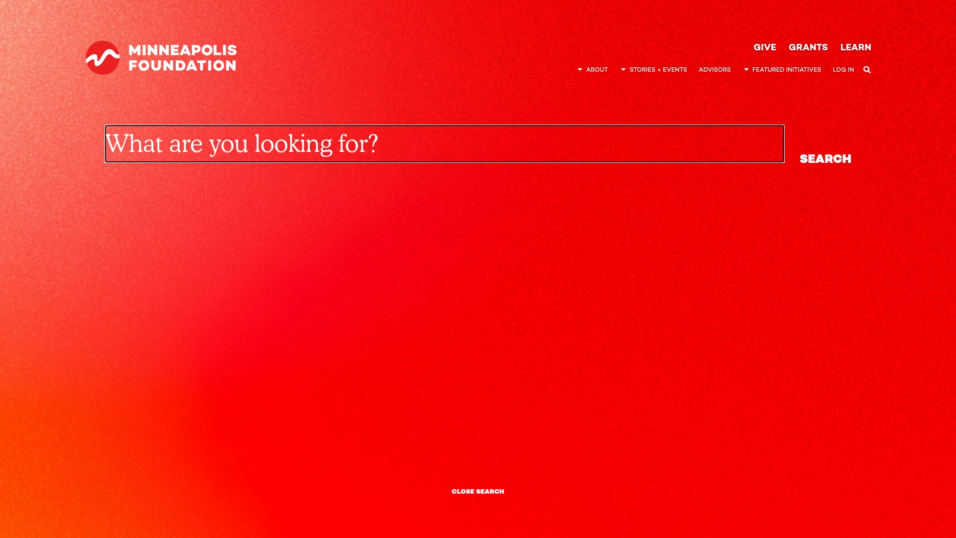 Screenshot of minneapolisfoundation.org