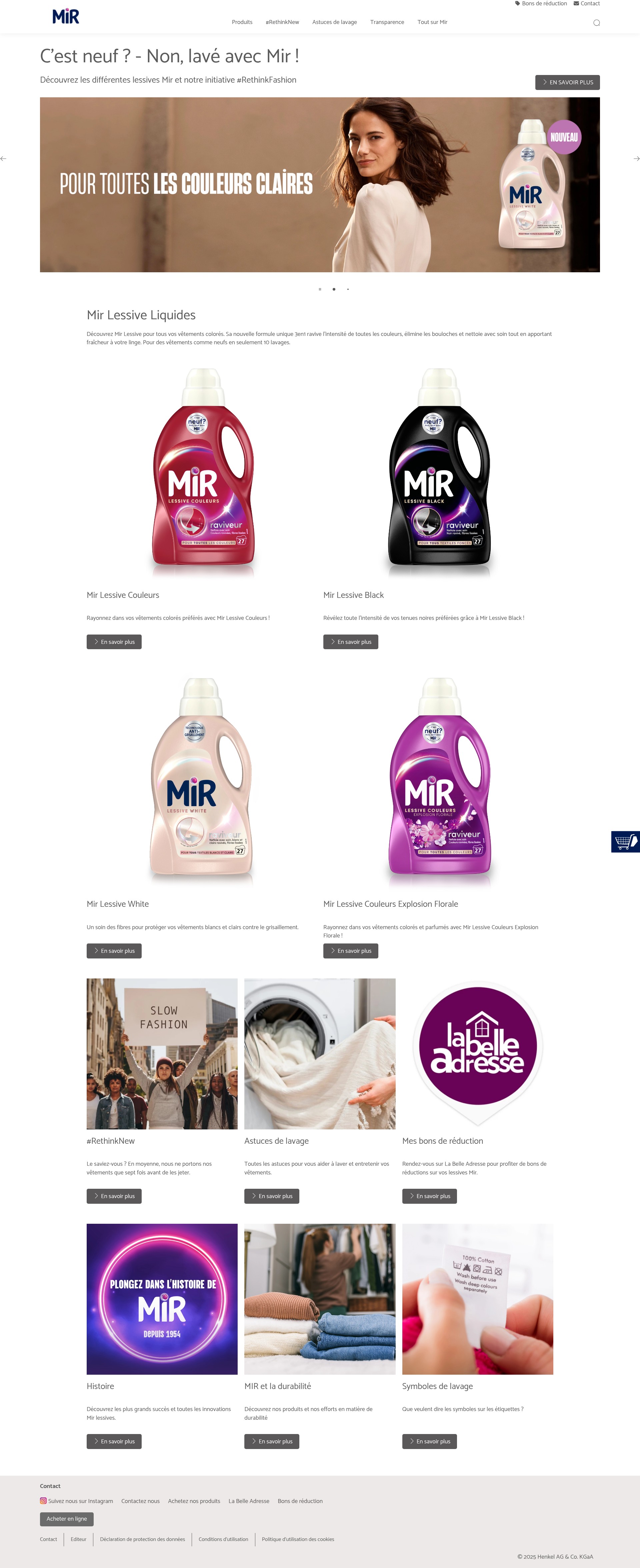 Screenshot of mir-et-moi.com