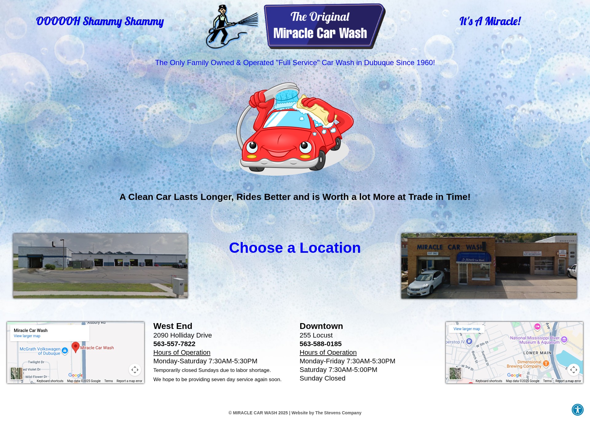 Screenshot of miracledubuque.com