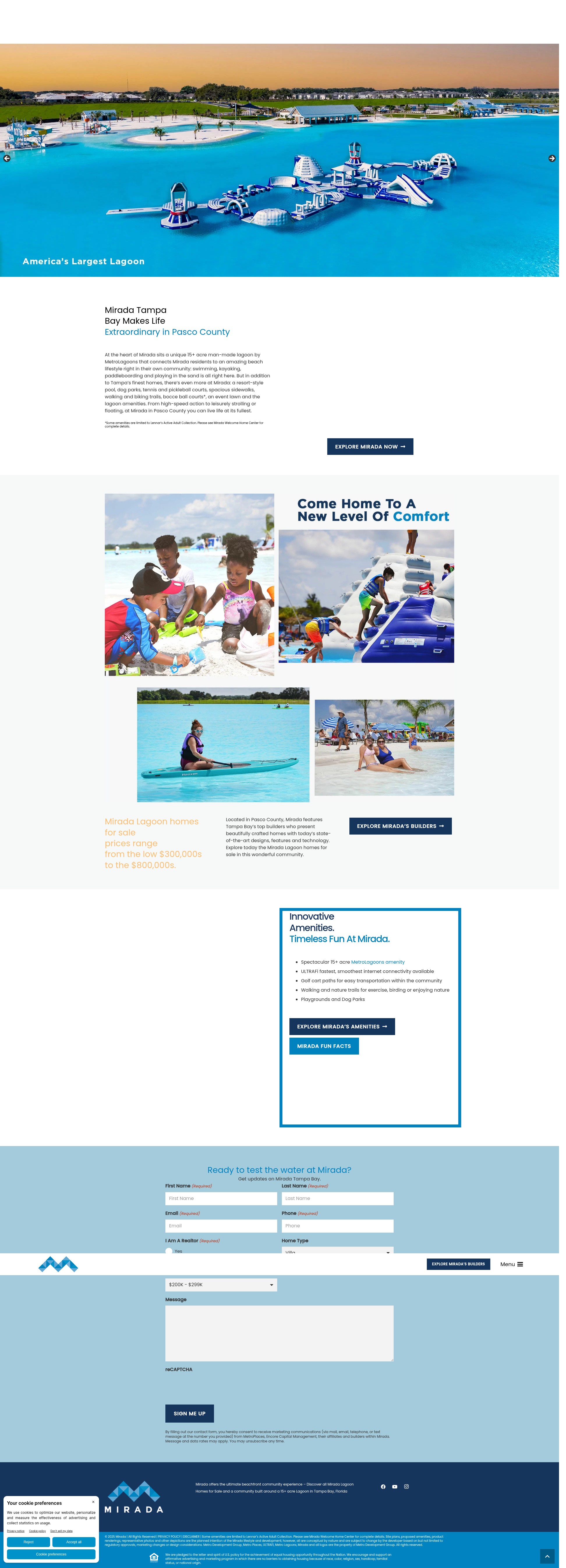 Screenshot of miradastaycay.com