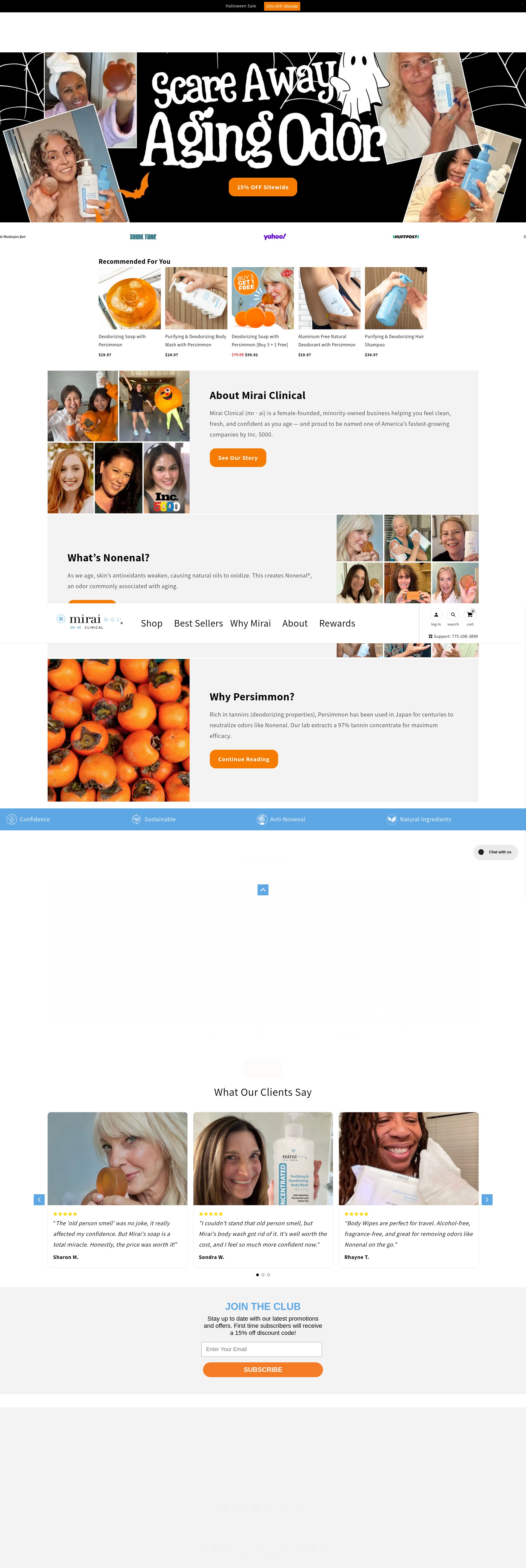 Screenshot of miraiclinical.com