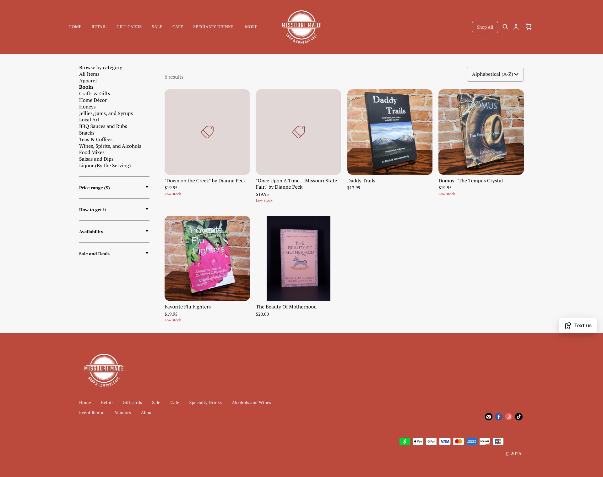 Screenshot of missourimadescc.com
