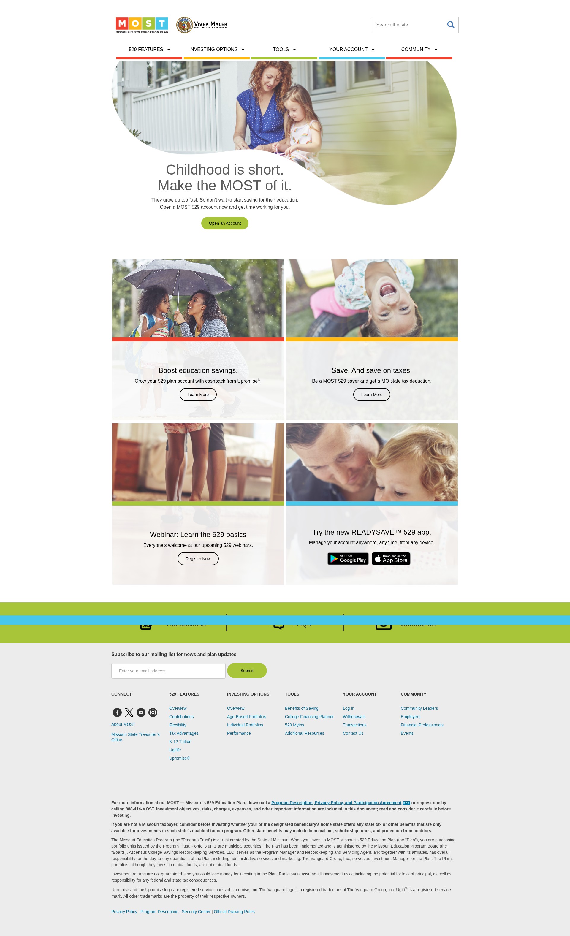 Screenshot of missourimost.org