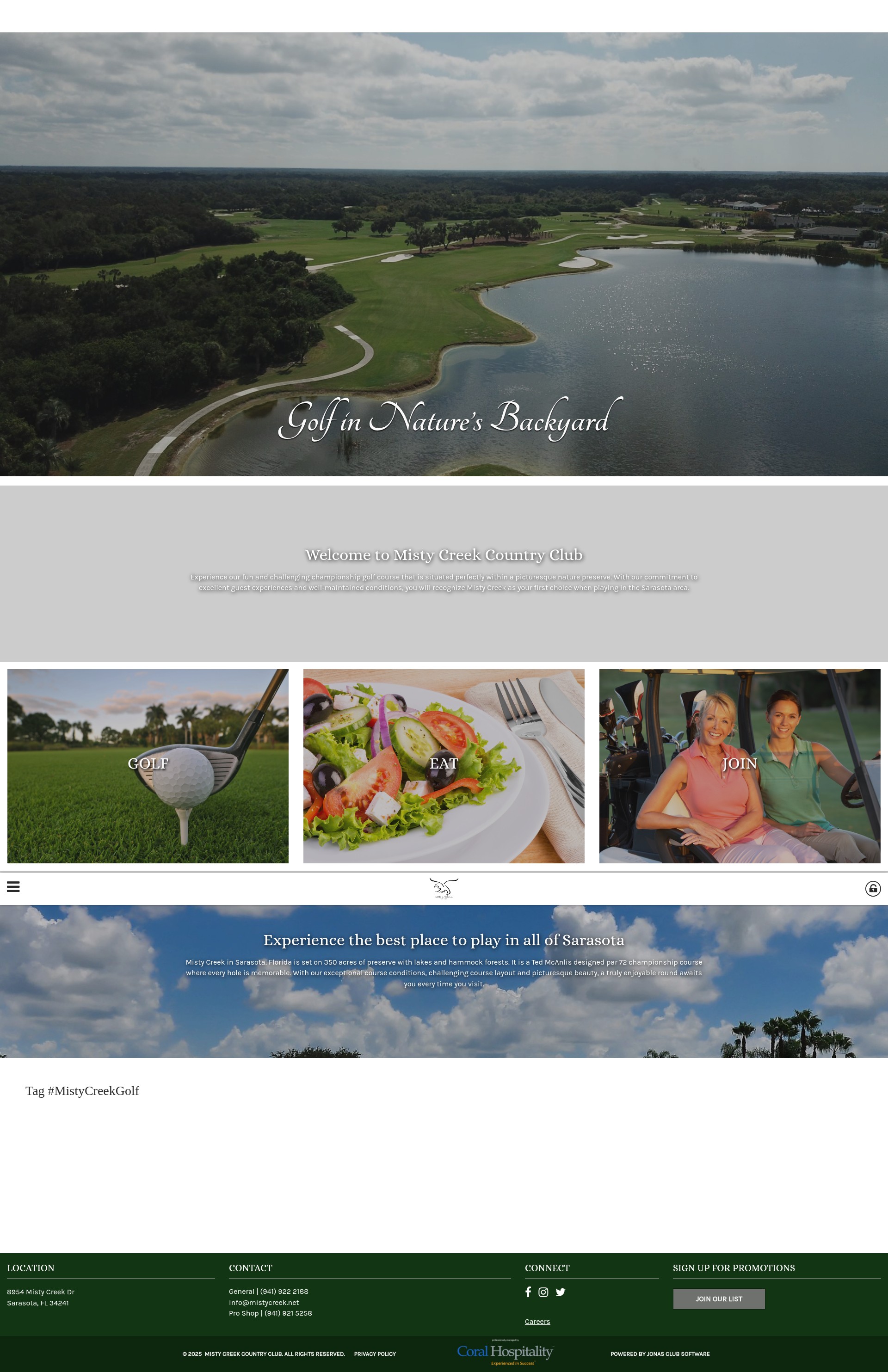 Screenshot of mistycreek.net