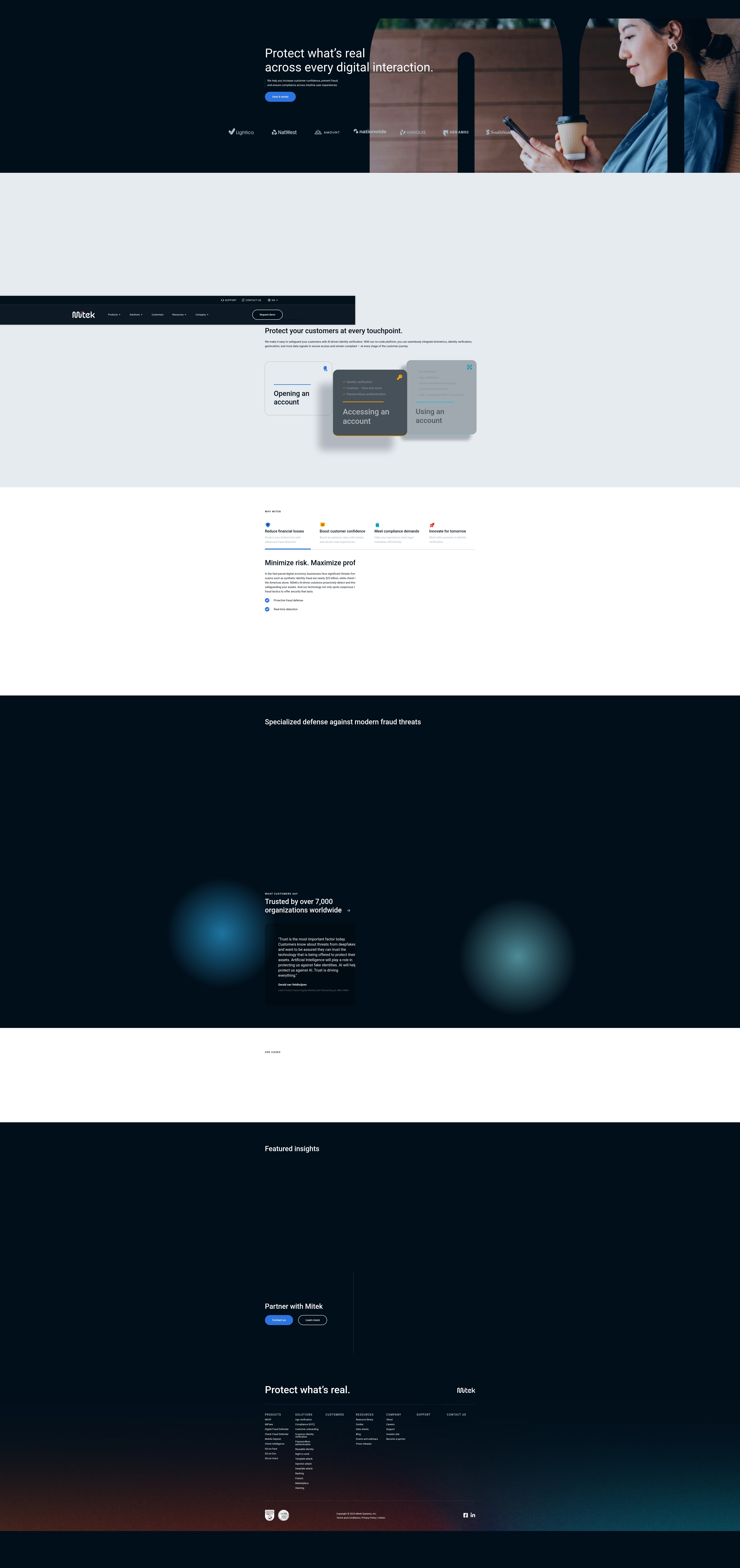 Screenshot of miteksystems.com