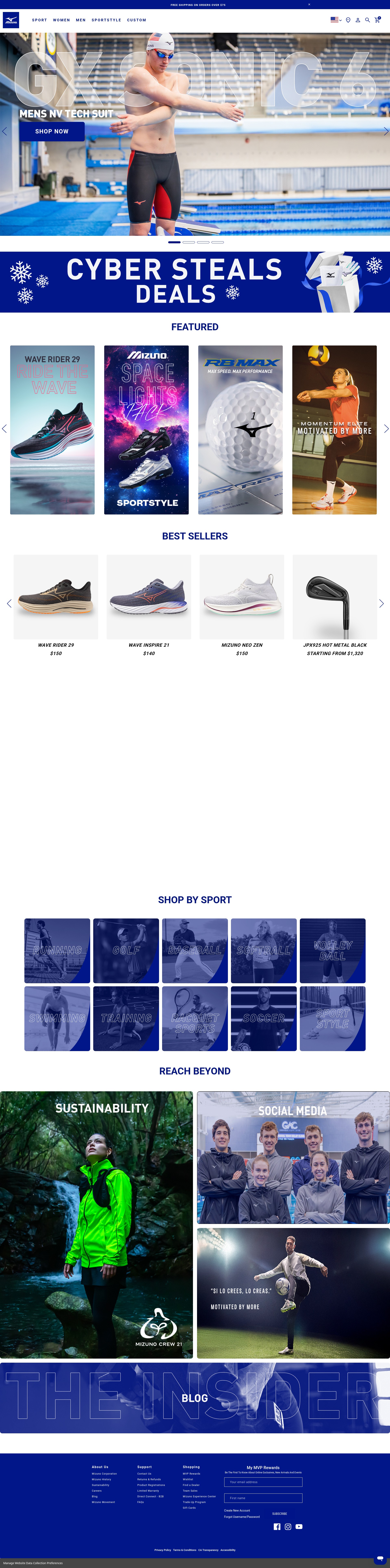 Screenshot of mizunousa.com