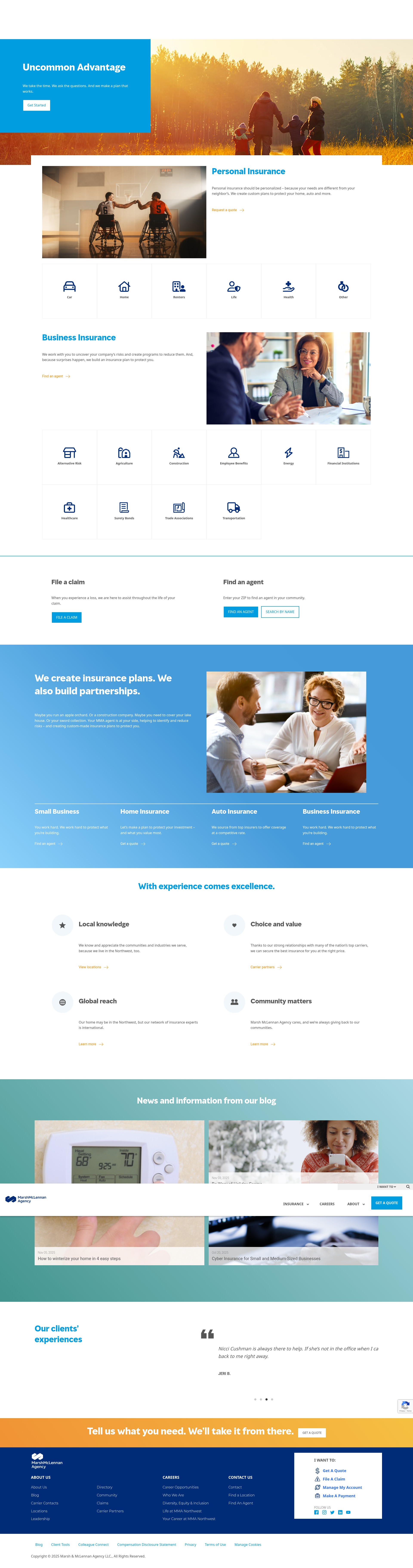 Screenshot of mmanorthwest.com