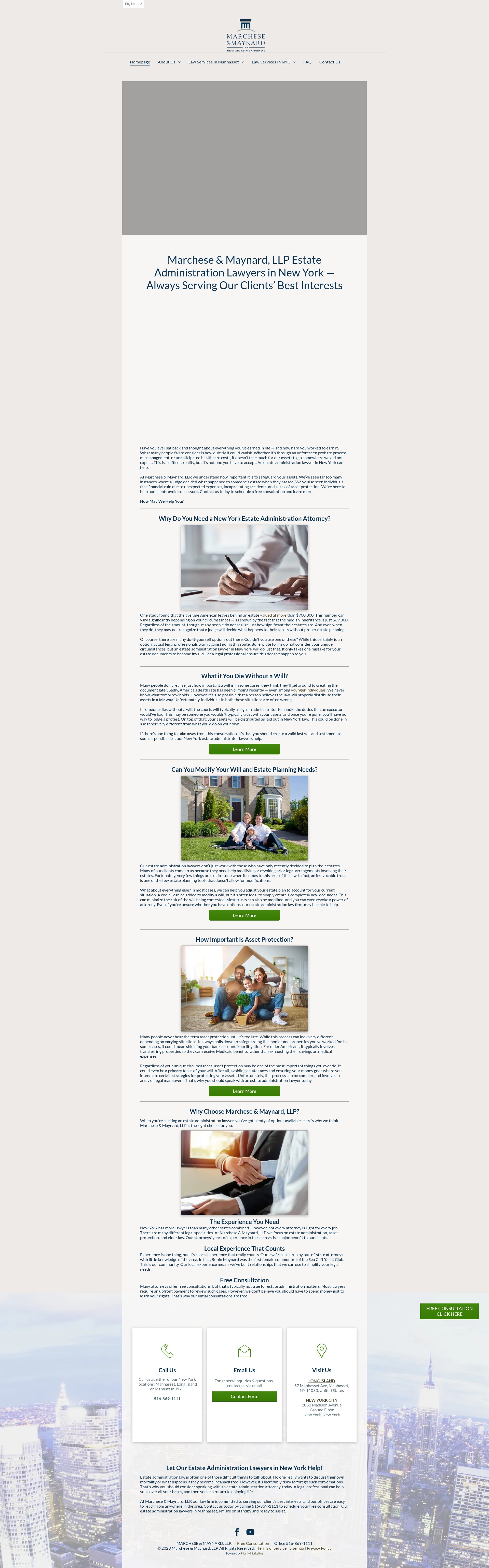 Screenshot of mmlawoffice.net