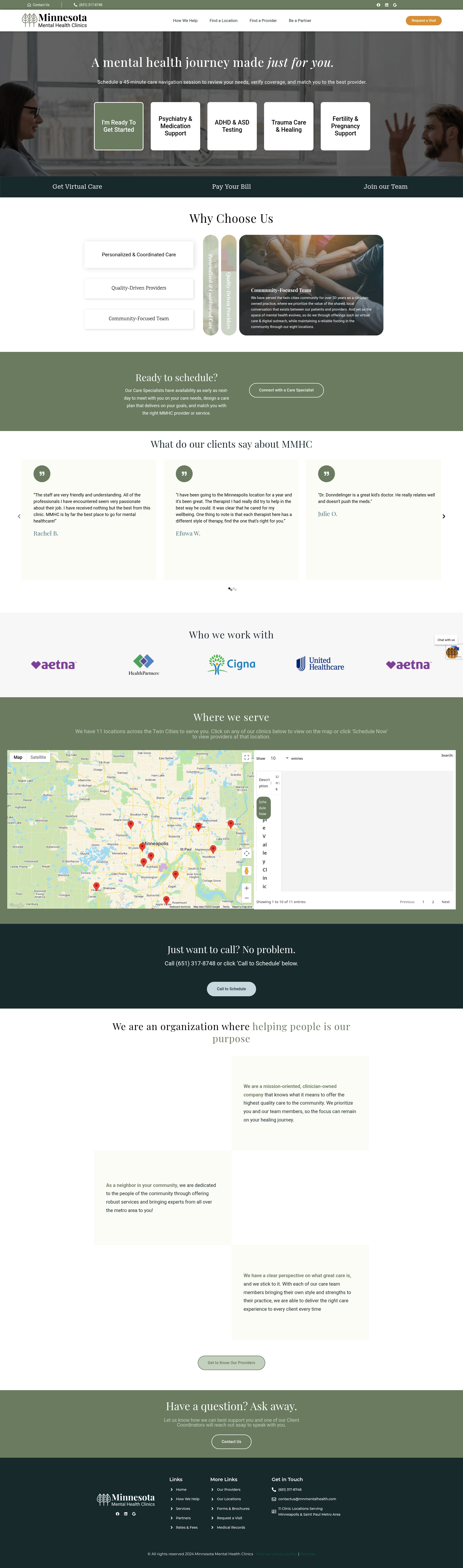 Screenshot of mnmentalhealth.com