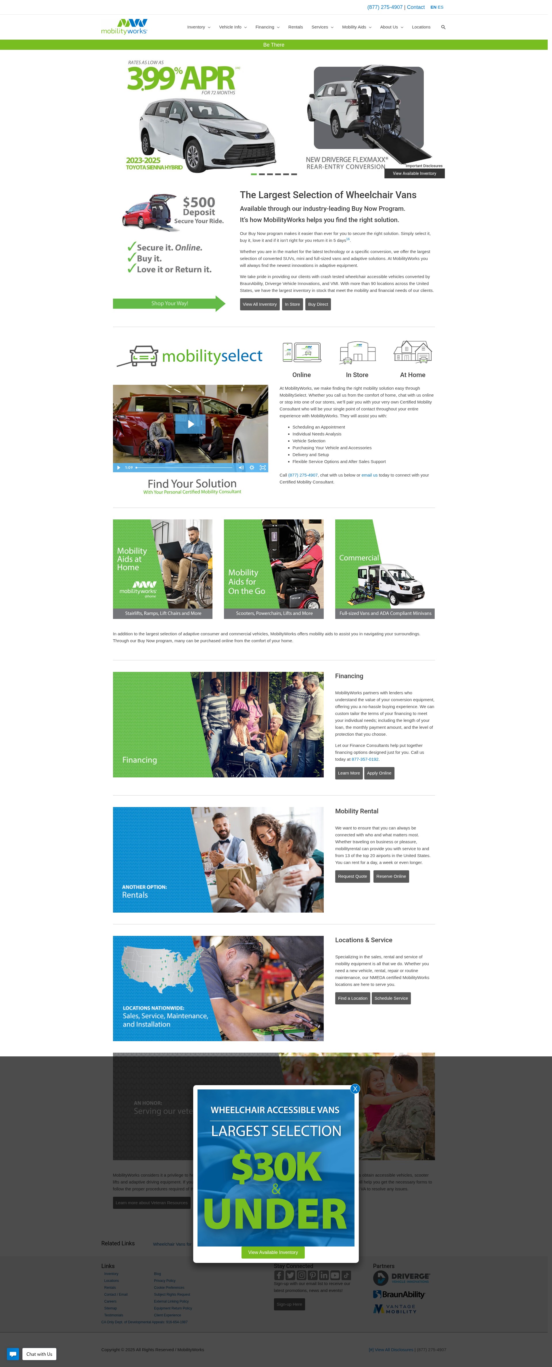 Screenshot of mobilityworks.com