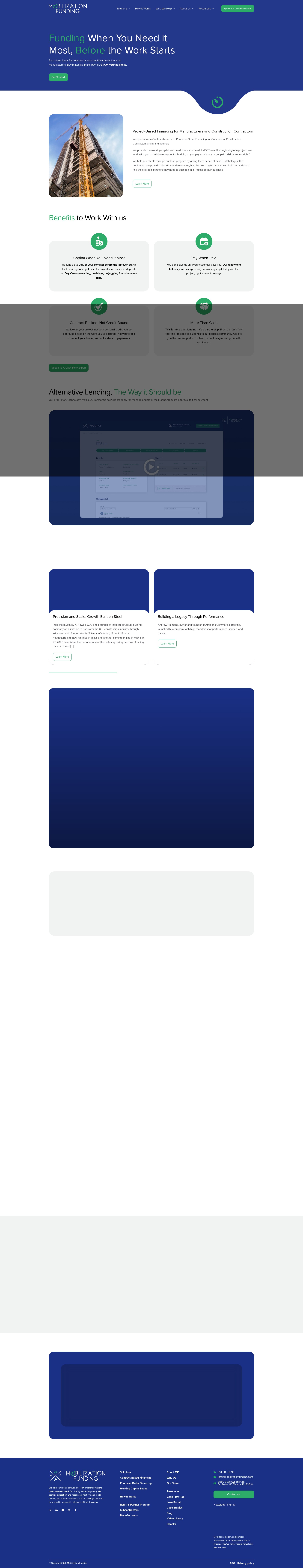 Screenshot of mobilizationfunding.com