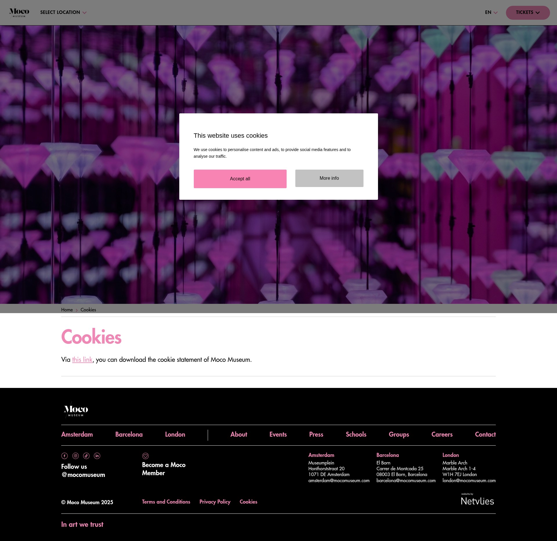 Screenshot of mocomuseum.com