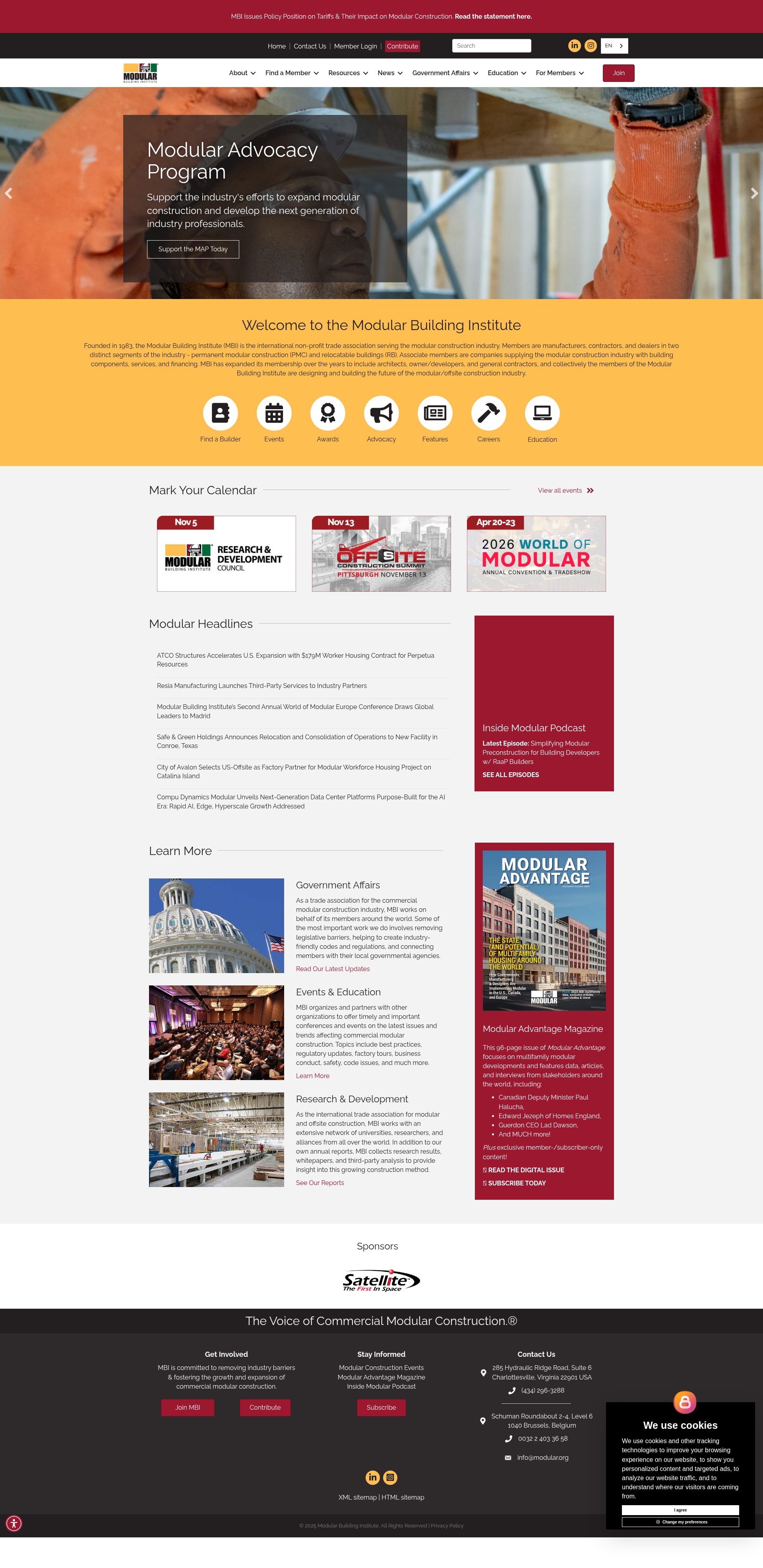 Screenshot of modular.org