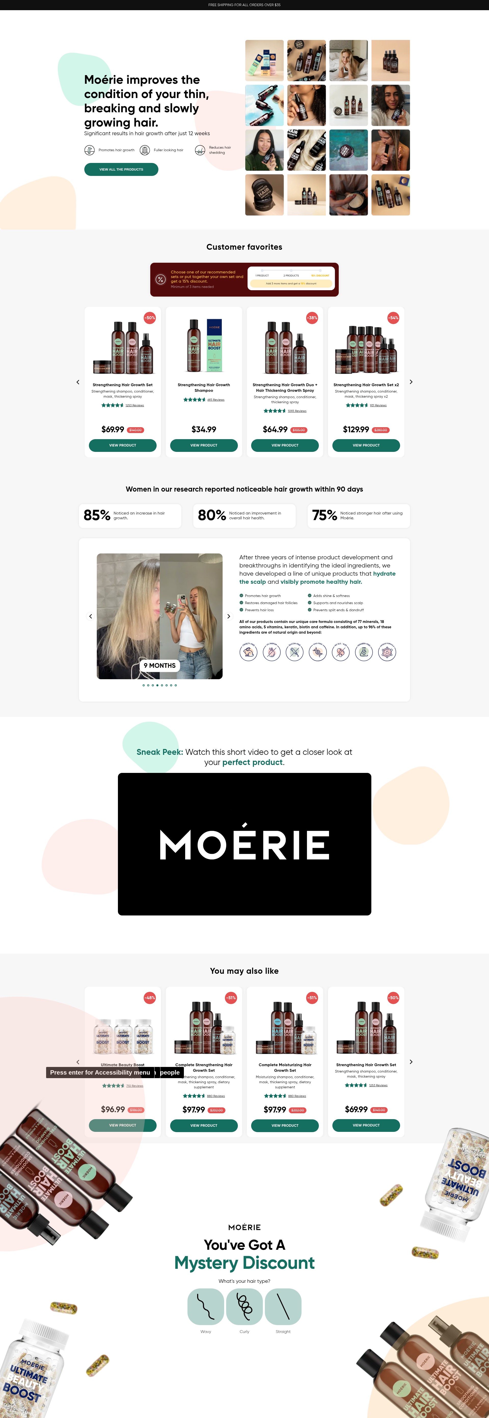Screenshot of moerie.com