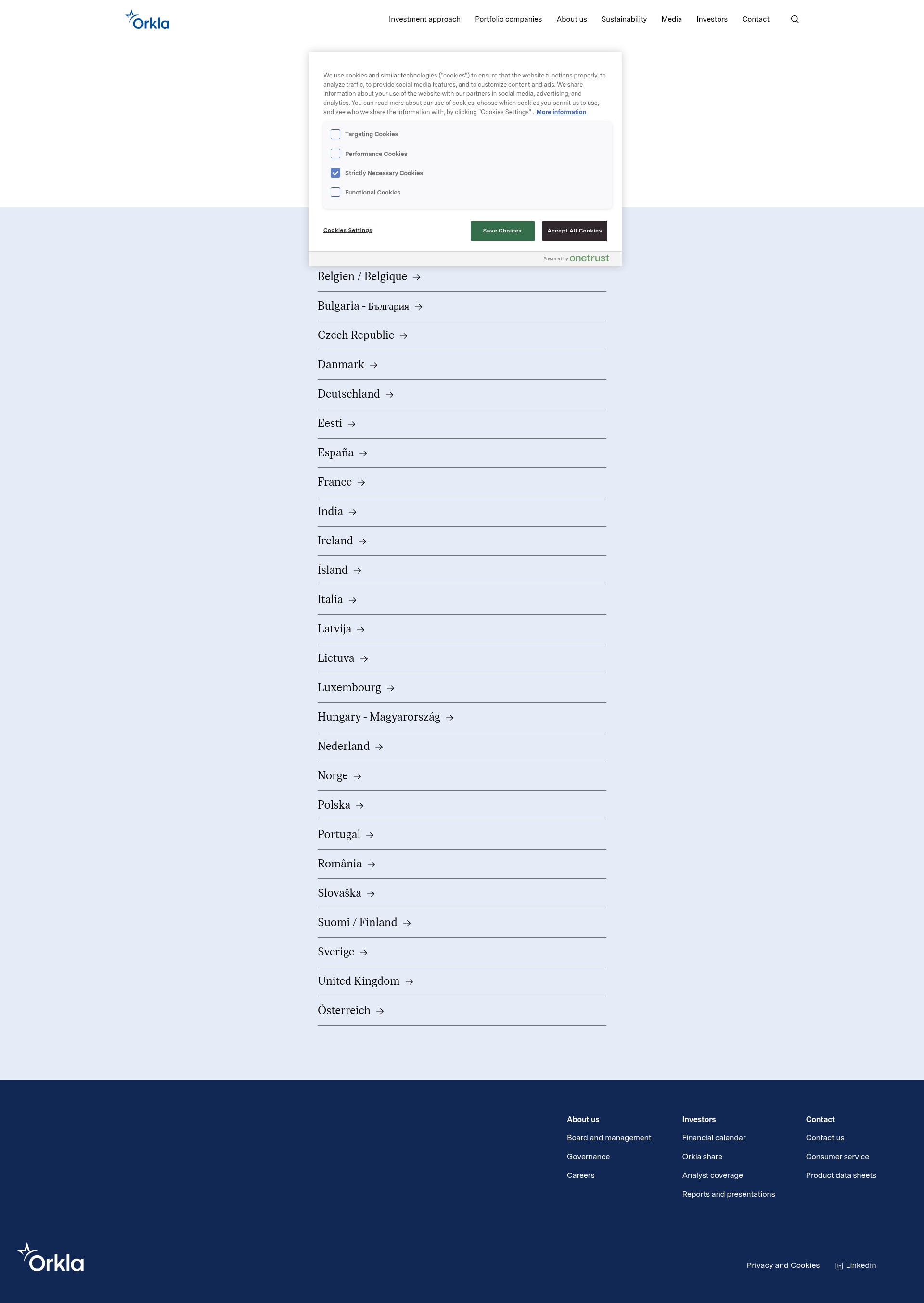 Screenshot of mollers.com