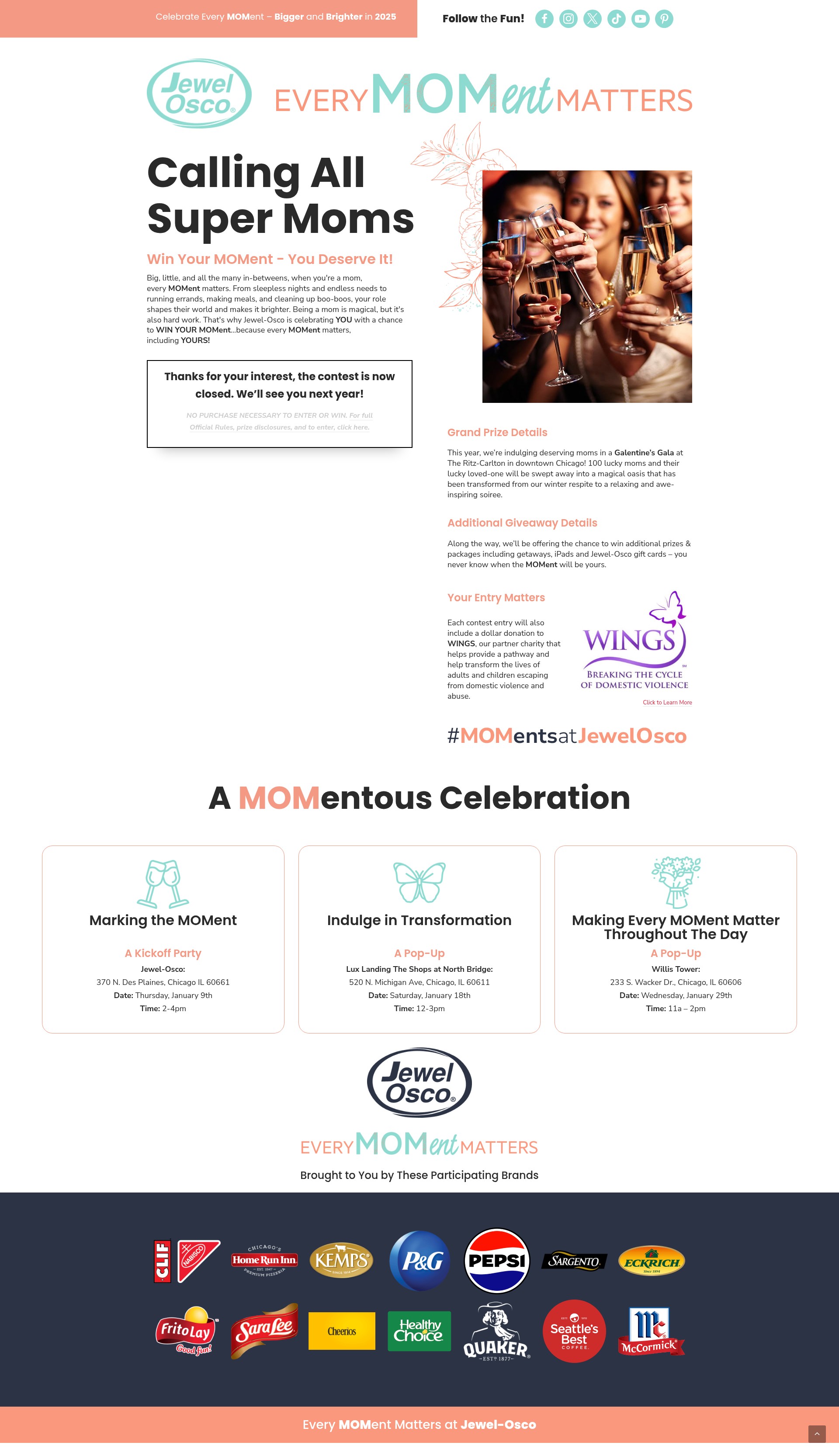 Screenshot of momentsatjewelosco.com