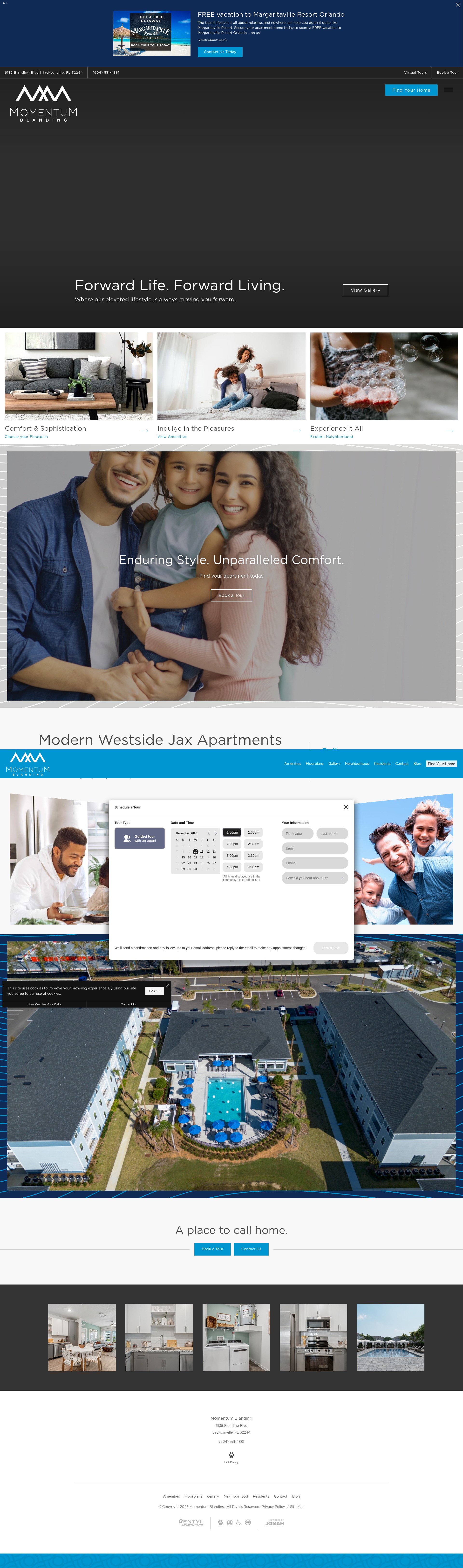 Screenshot of momentumblanding.com
