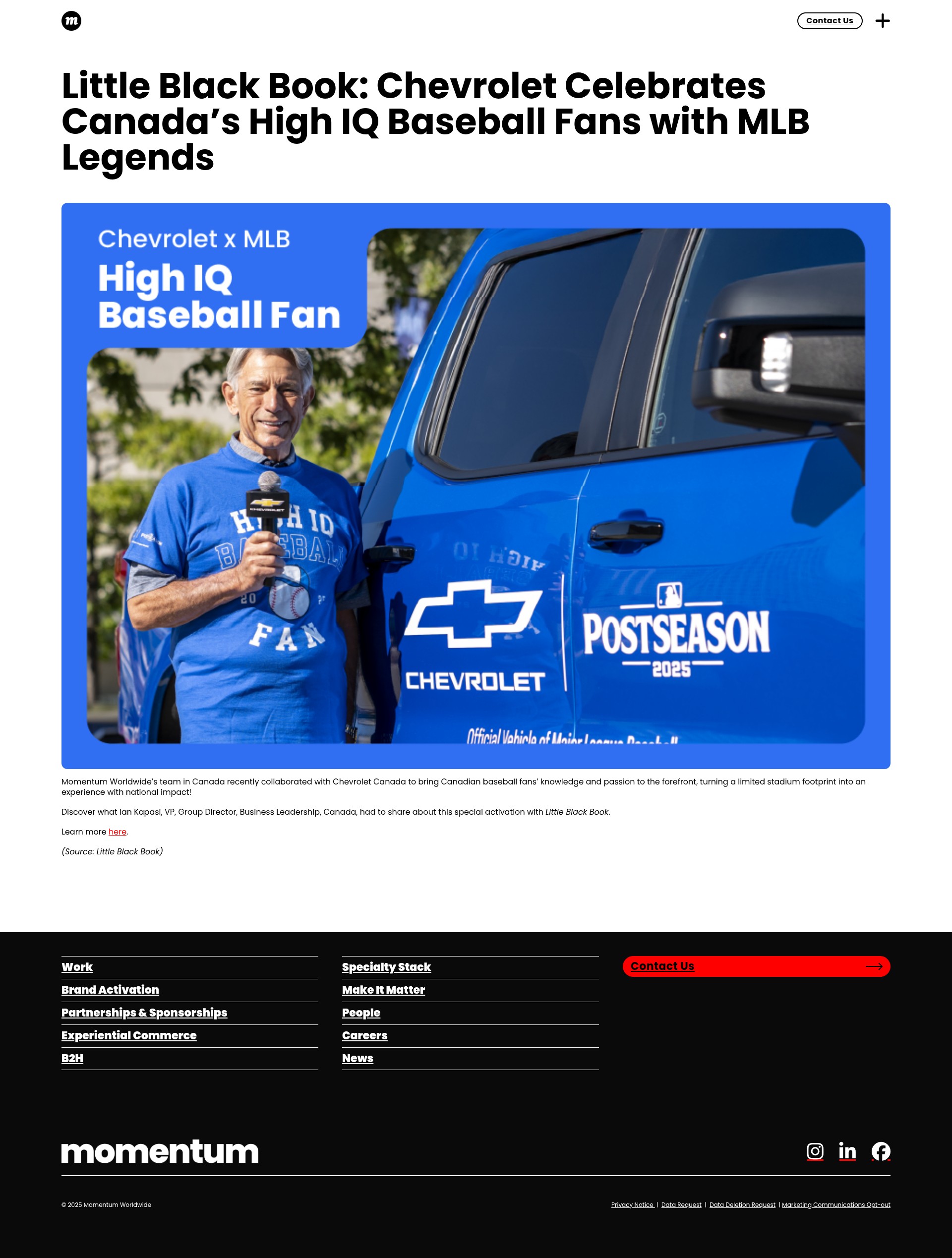 Screenshot of momentumww.com