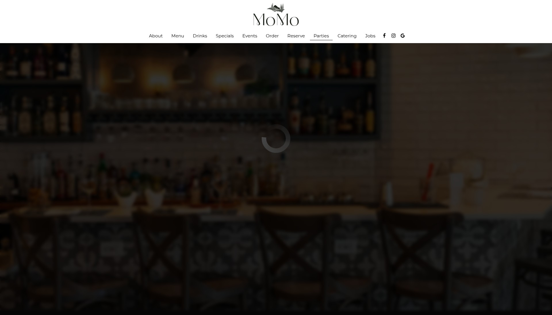Screenshot of momoitaliankitchen.com