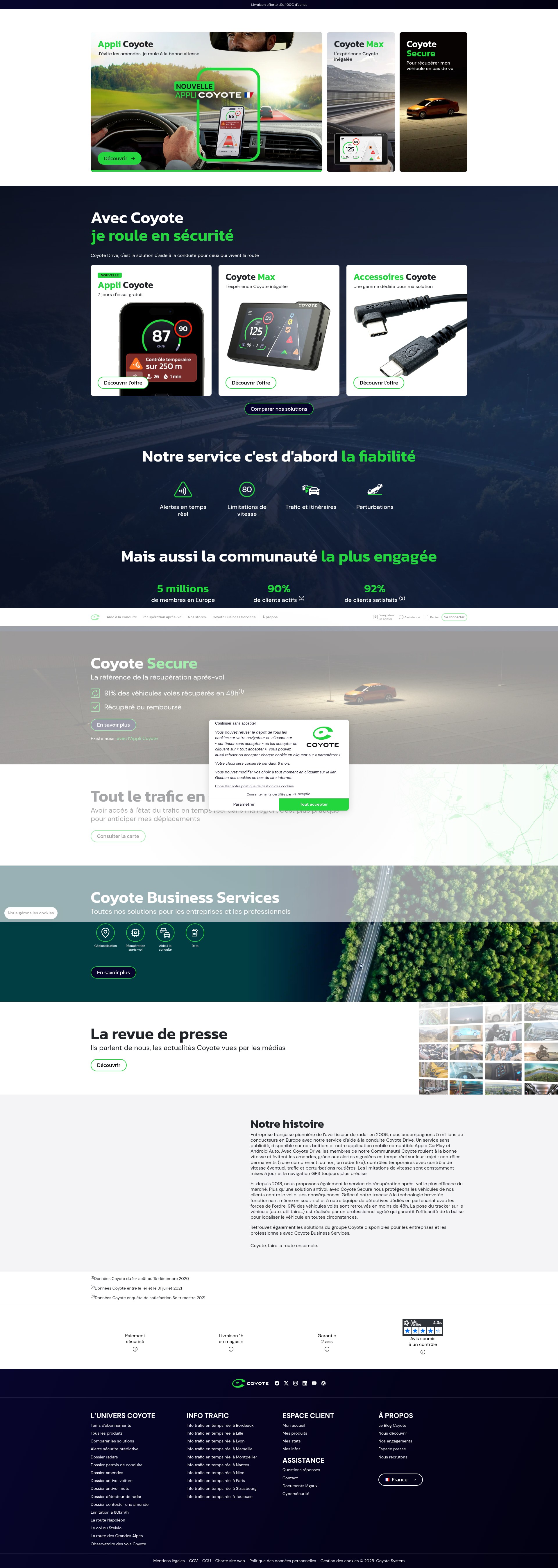 Screenshot of moncoyote.com