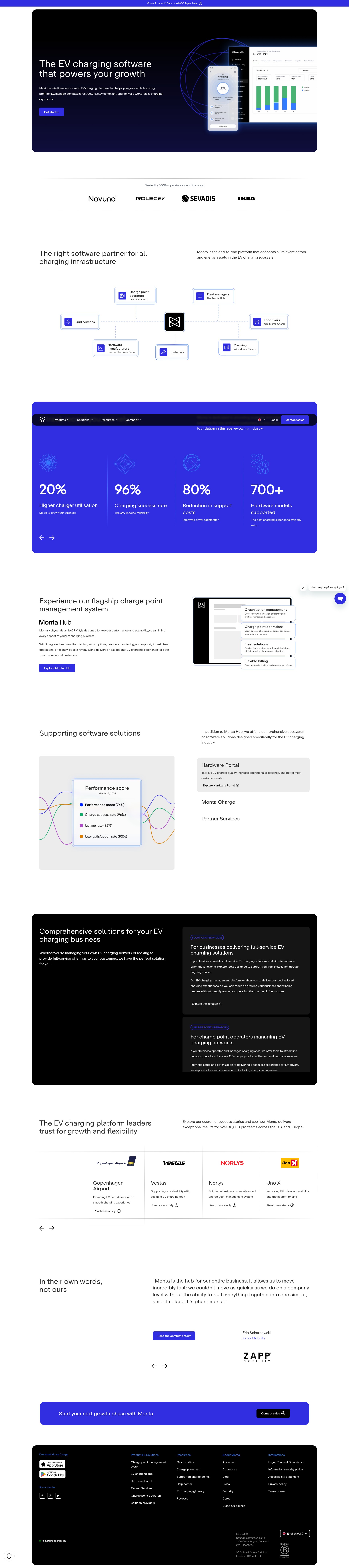 Screenshot of monta.com